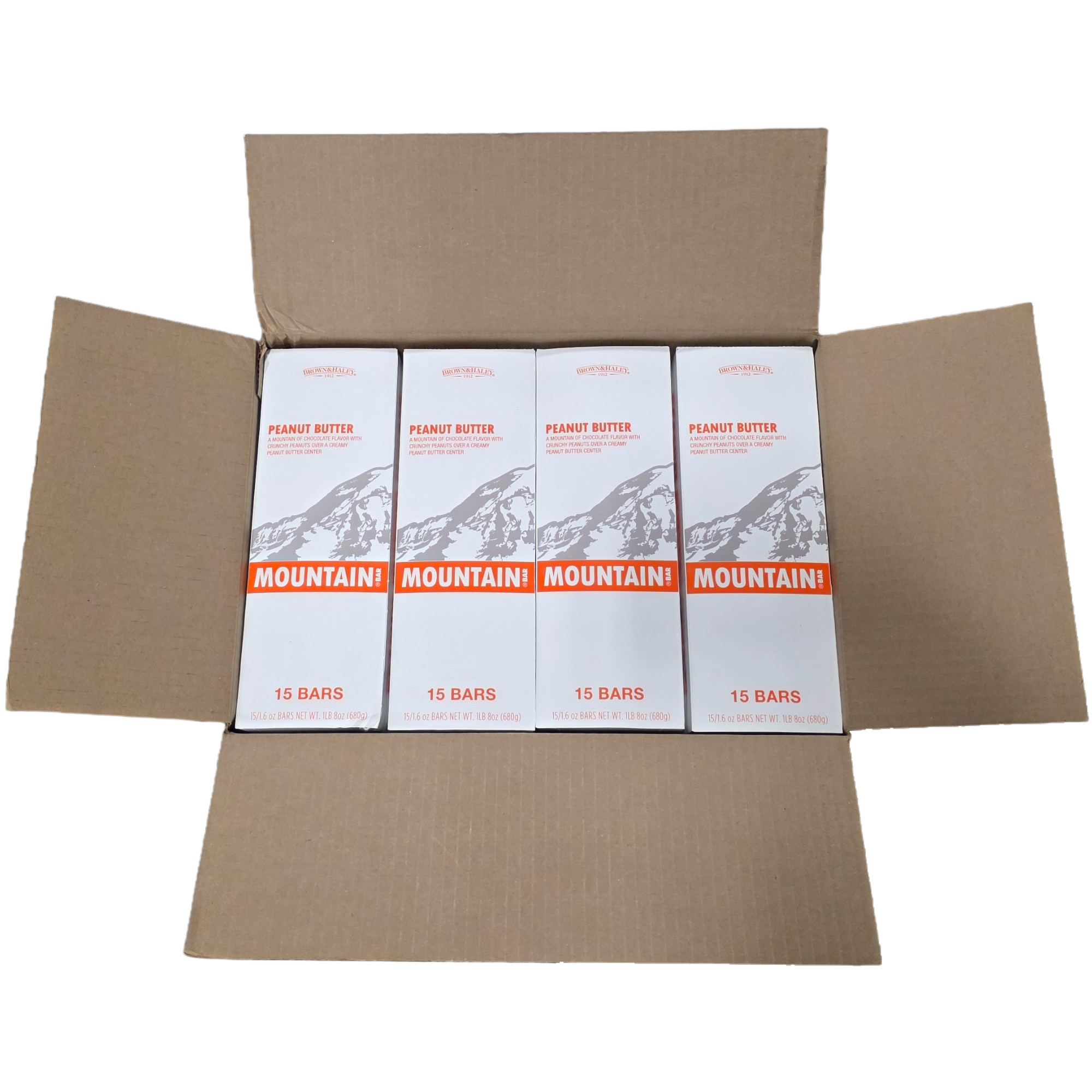 Peanut Butter MOUNTAIN Bars | Pack of 15 - CASE OF 12
