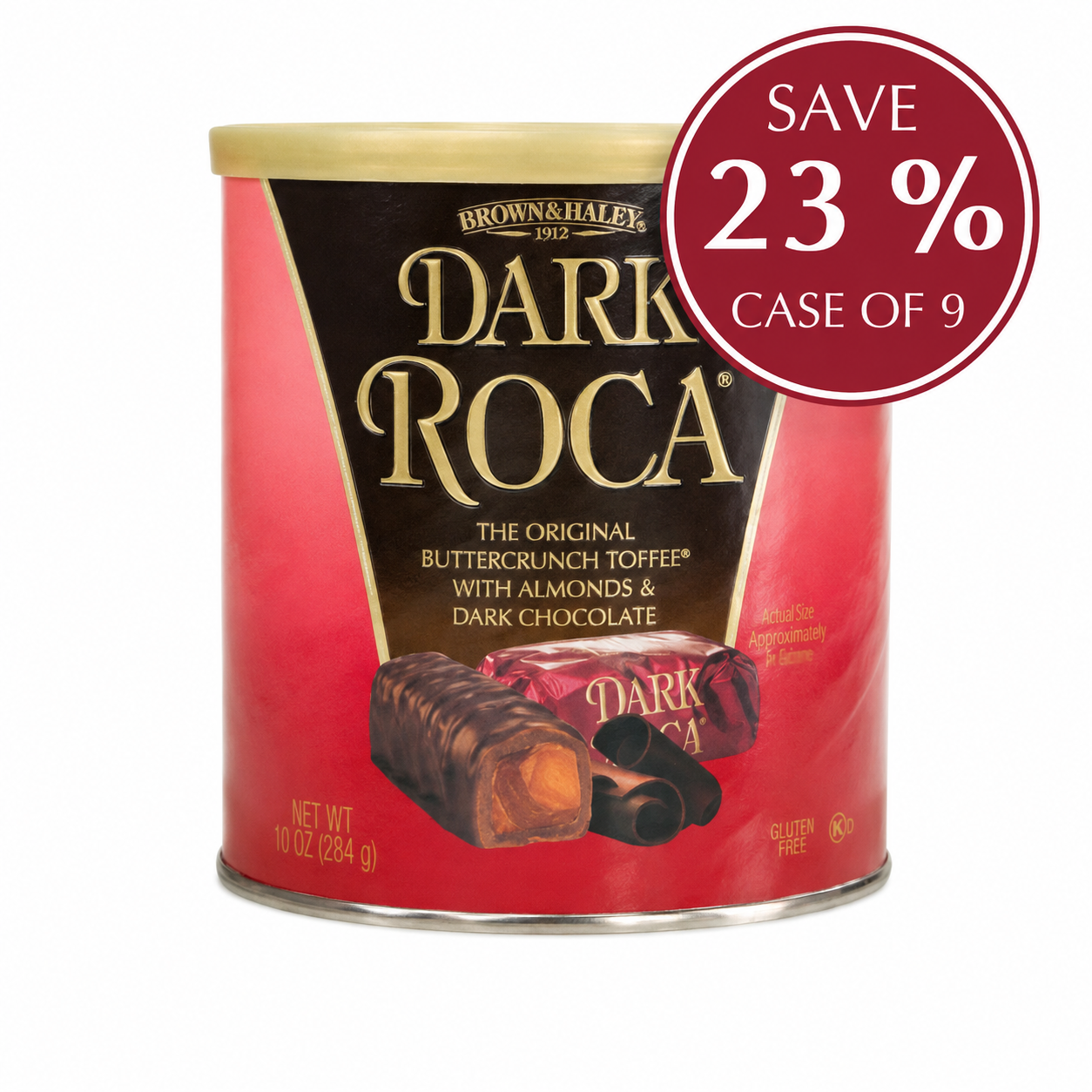 10 oz Dark ROCA Canister | Case of 9 Canisters