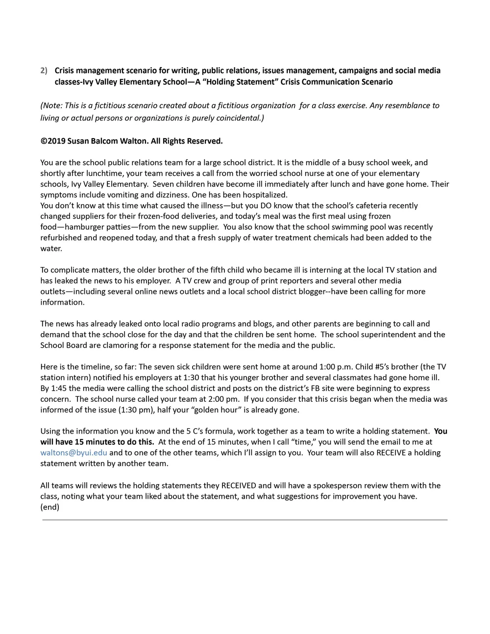   Articles displayed with permission from Strategies &amp; Tactics  