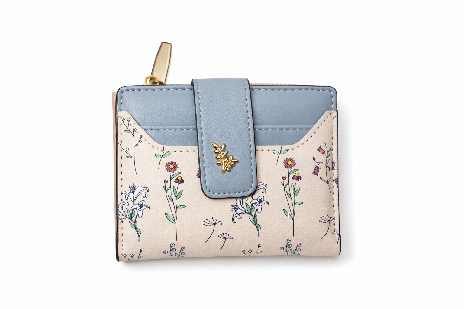 Blue Floral Wallet Front.png