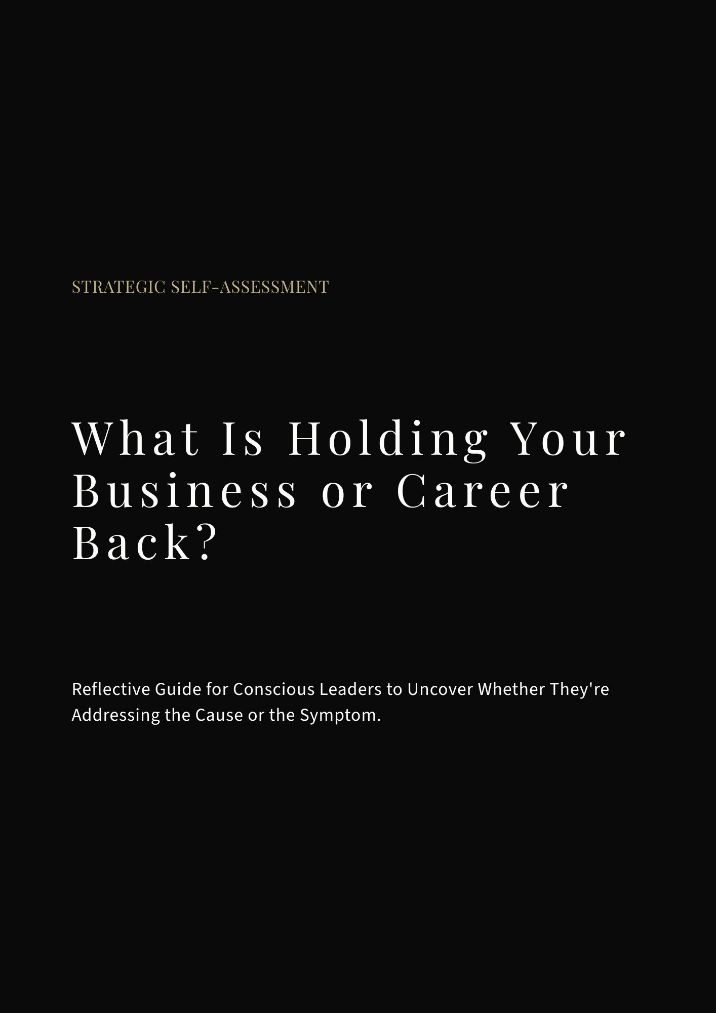 Cover of What Is Holding Your Business or Career Back? by Joanna Dziekonska