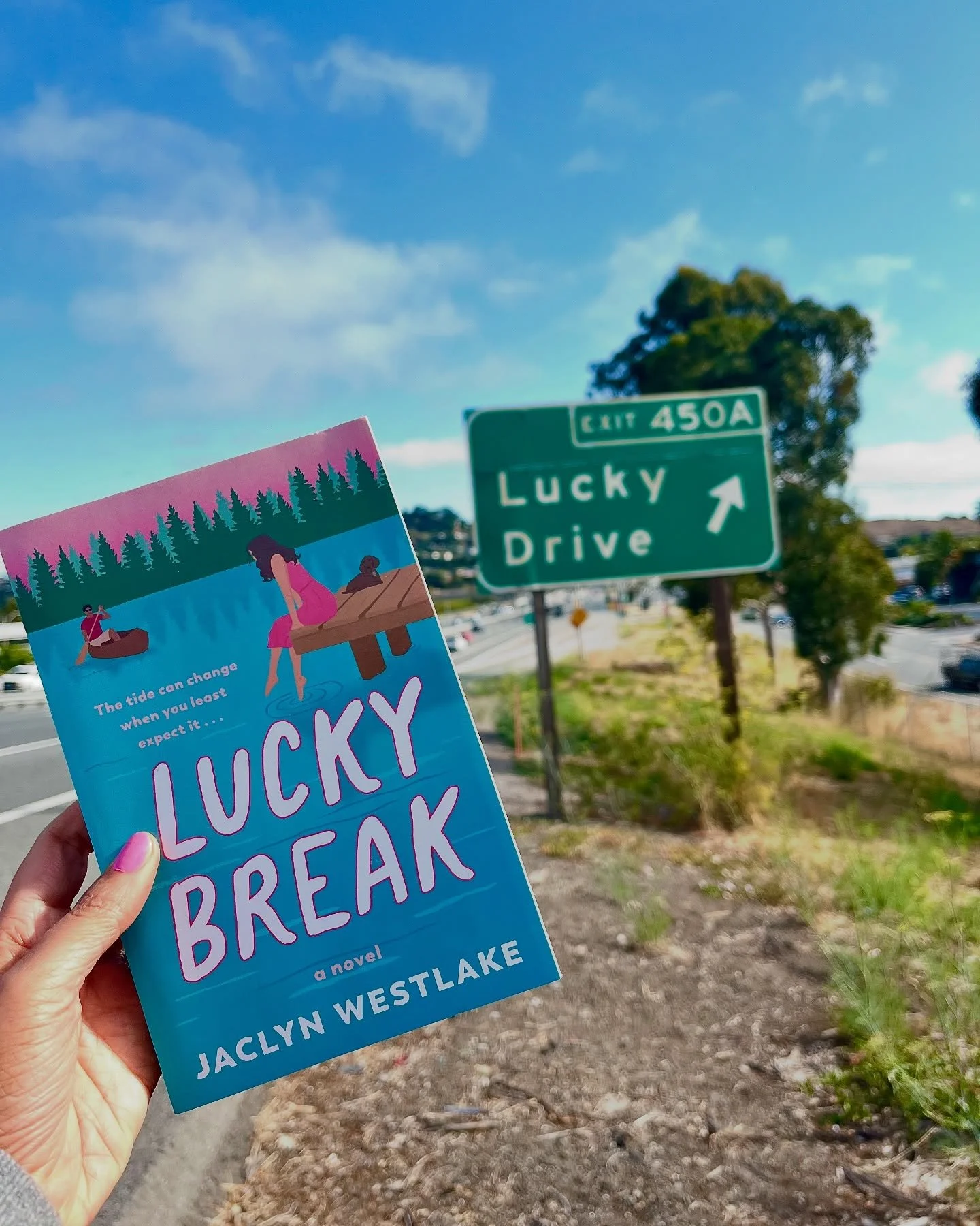 Pulling over to say THANK YOU to everyone who has read/ordered/listened to/posted about/messaged/tagged/sent good vibes about LUCKY BREAK. Your kind words and enthusiasm for my book have made this launch so very special. I feel incredibly *lucky* (ha