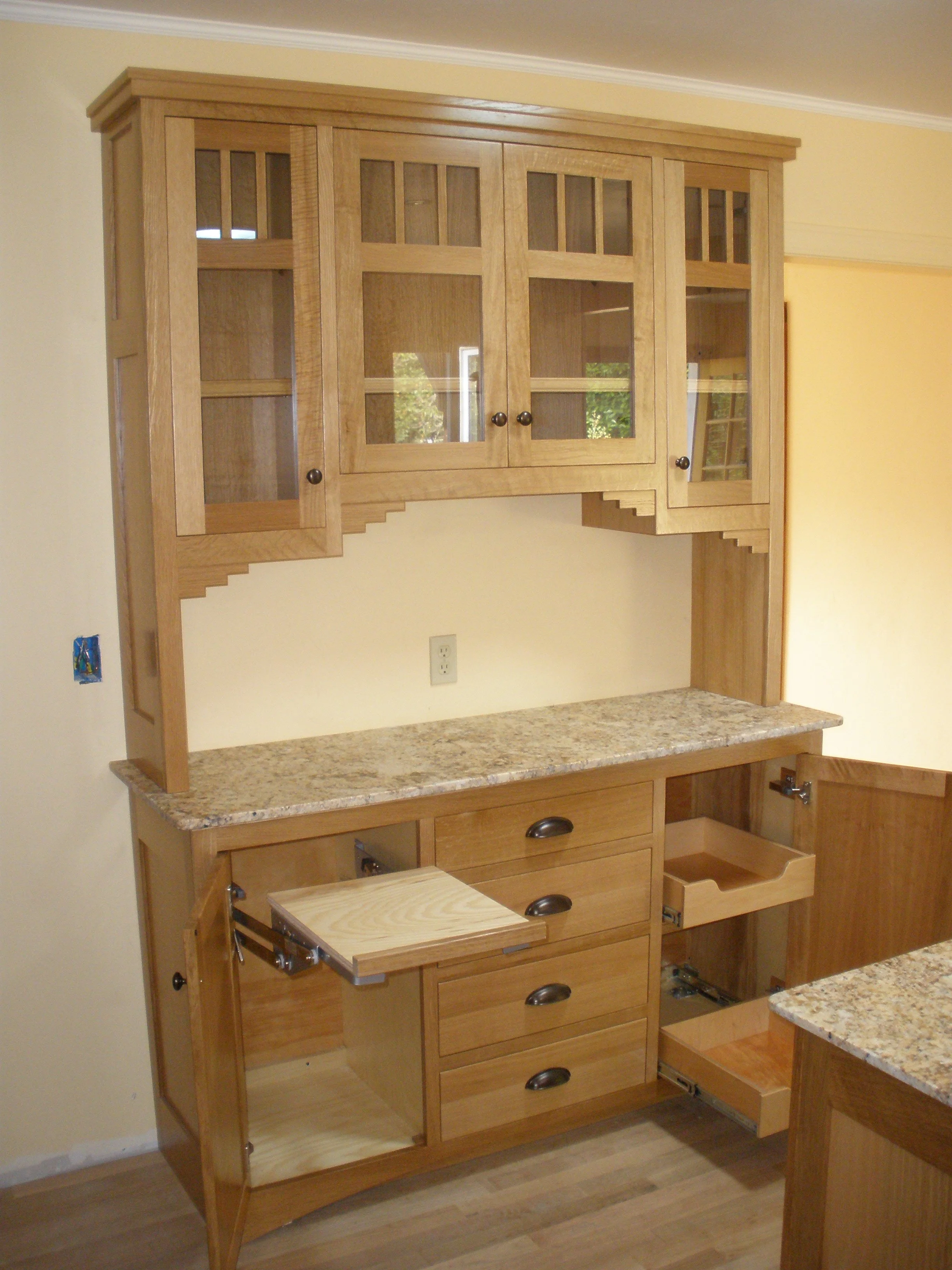 Quarter-Sawn White Oak Cabinets — Forbes Cabinets