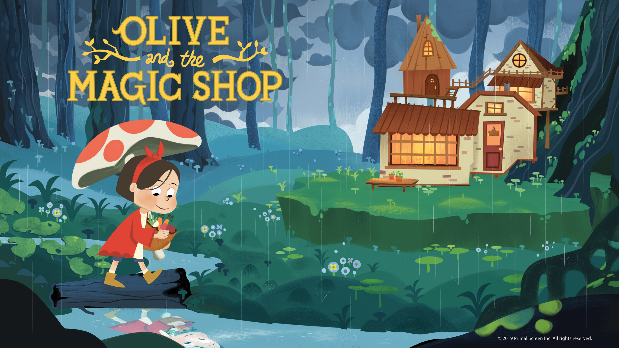 Olive and the Magic Shop-
A collaboration with illustrator Linsey Kim.