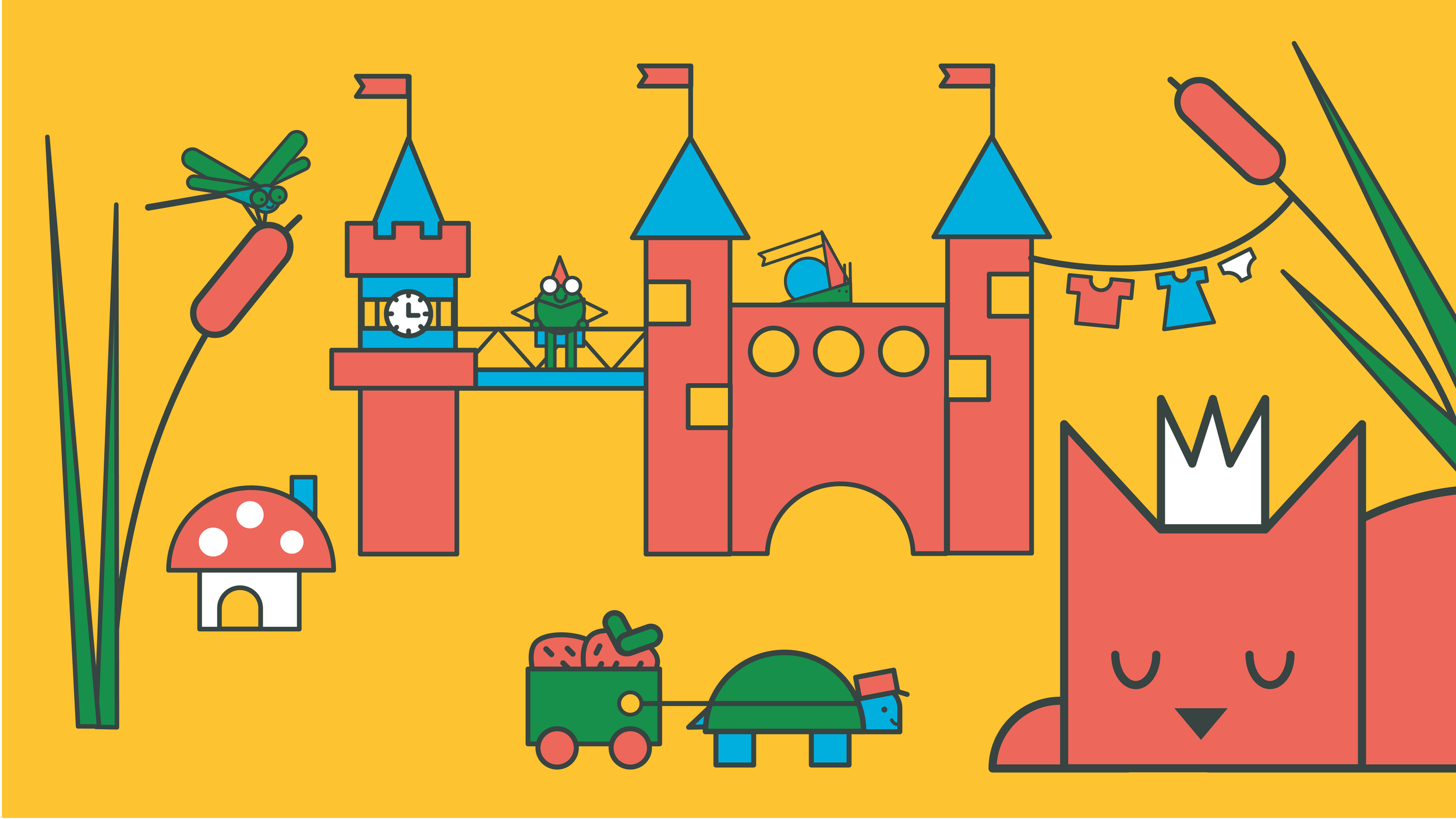 A doodle for DHX's Preschool block.