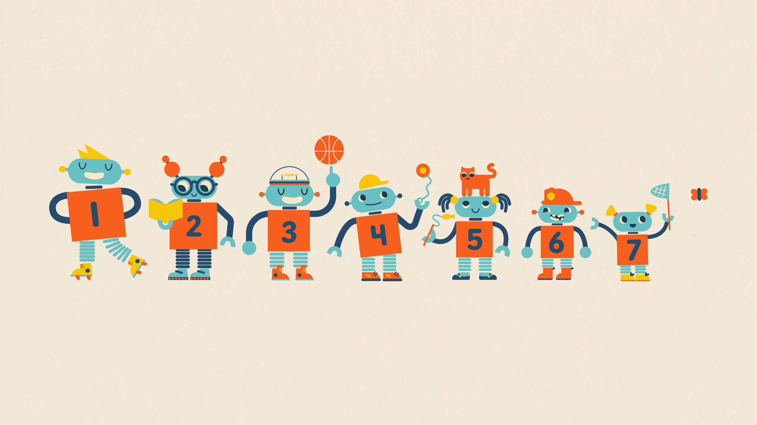 Teaching children to count and spell! An old pitch for Sesame Workshop. 
