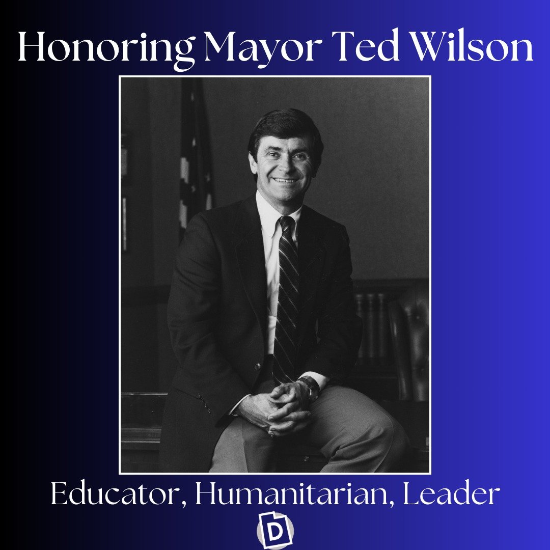 The Utah State Democratic Party issued the following statement regarding the passing of former Salt Lake City Mayor Ted Wilson:

The Utah State Democratic Party mourns the passing of Ted Wilson. As Mayor, his work included expanding the Salt Lake Cit