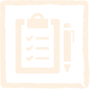 Checklist on a clipboard with a pencil