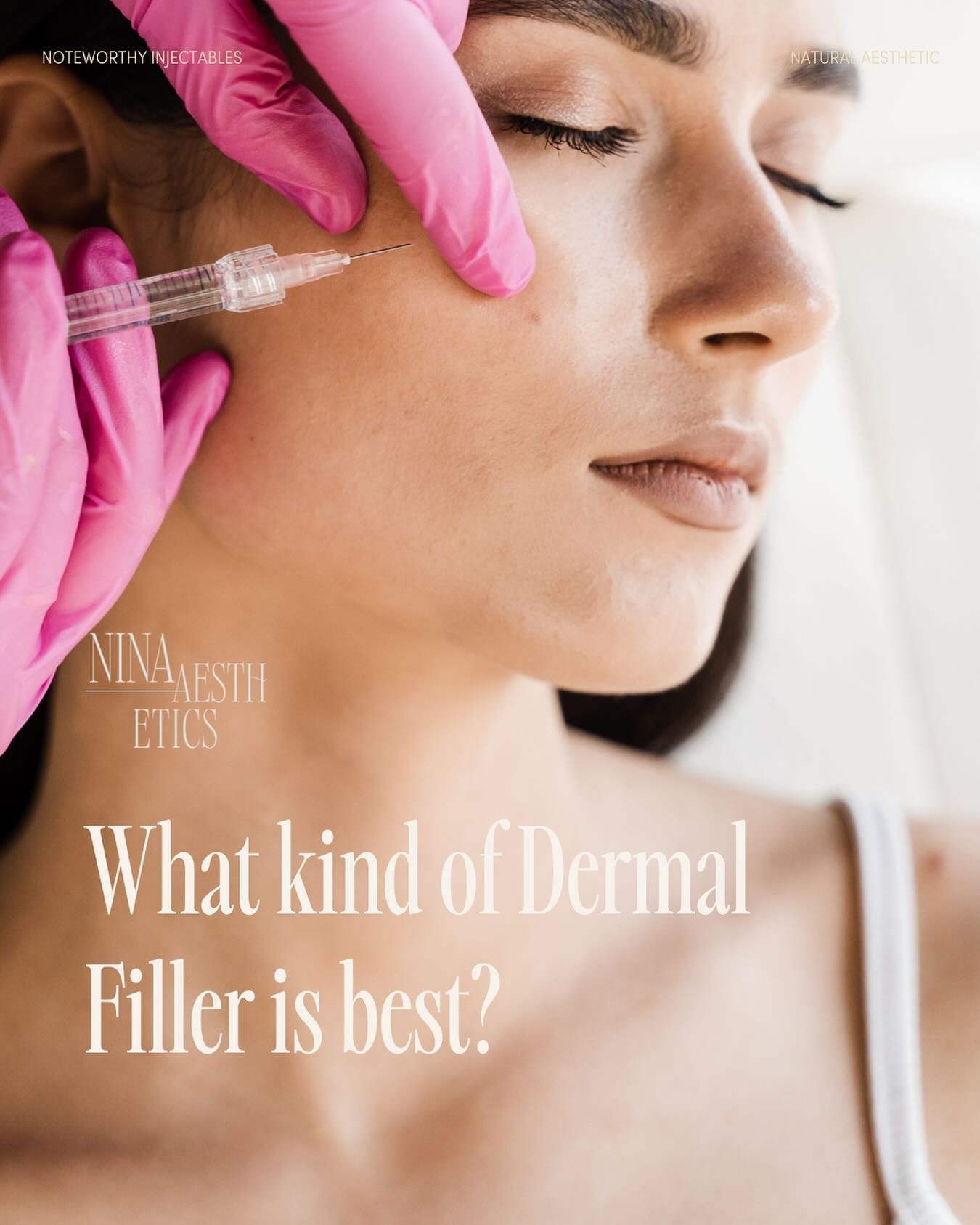 The &ldquo;best&rdquo; type of filler depends on various factors including the specific aesthetic goals of the patient, the area being treated, and individual preferences. 

Some options are:
💉 Hyaluronic Acid (HA) Fillers - HA occurs naturally in t