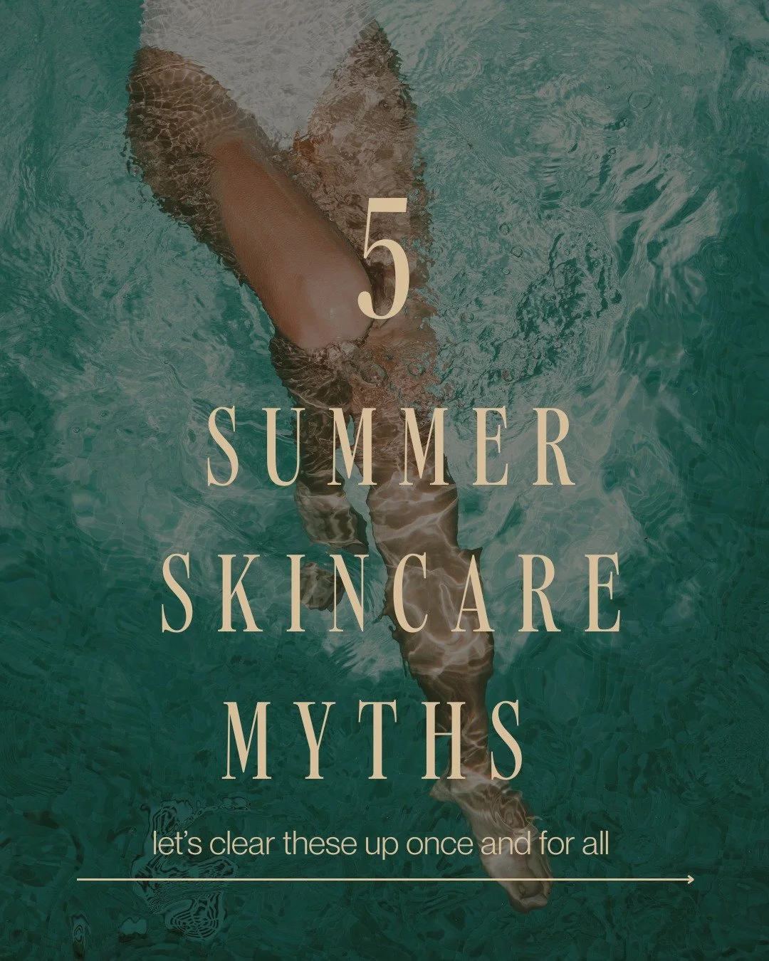 ☀️ Summer skincare myths? 
Let&rsquo;s bust these 5 common warm-weather misconceptions.

✅ SPF is non-negotiable
✅ Moisturizer still matters
✅ You can treat your skin in the summer &mdash; safely

Need personalized guidance? We&rsquo;ve got you. Book