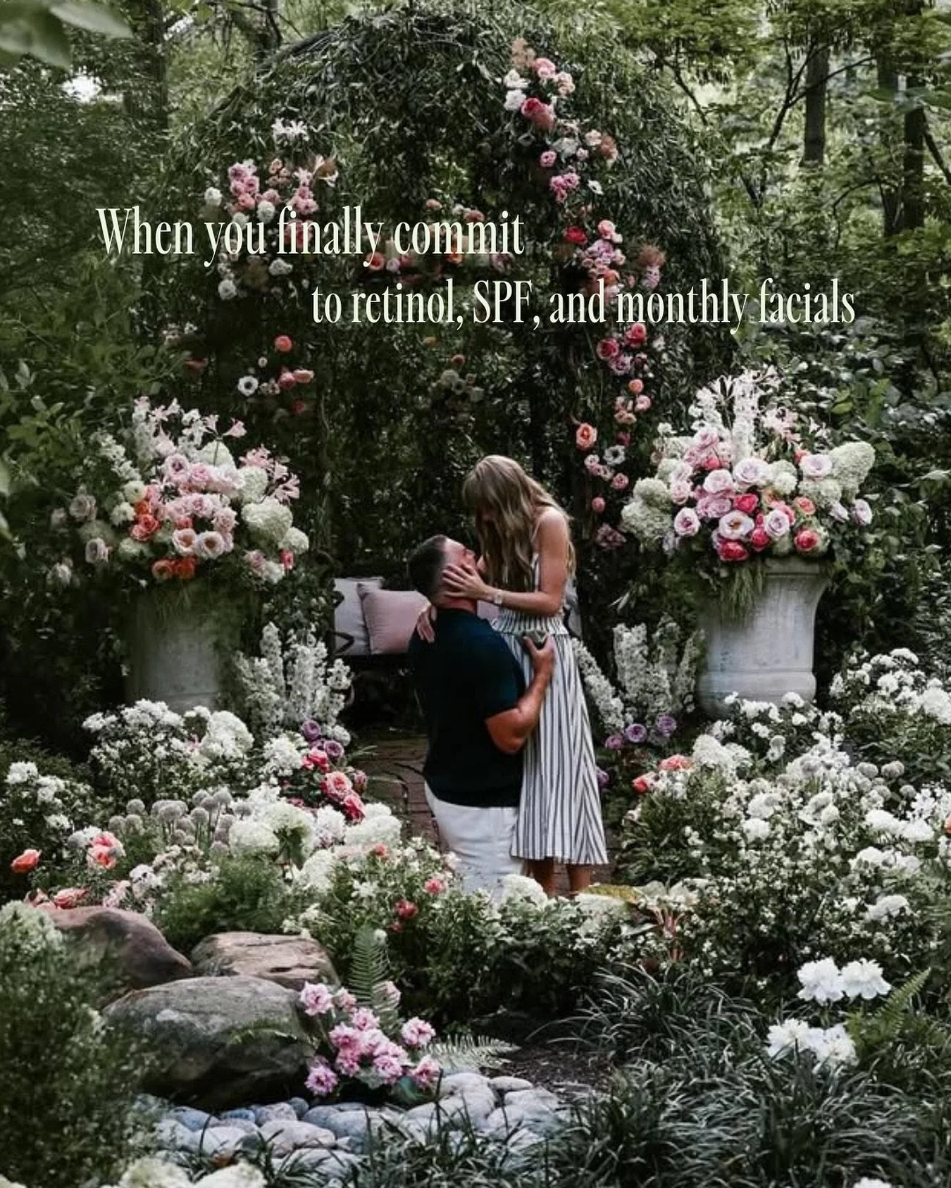 Engaged 💍 to our skincare routines! 

Congrats Mom and Dad 👏