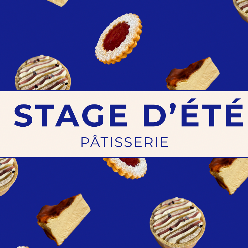 20 au 21/08 - Stage de pâtisserie