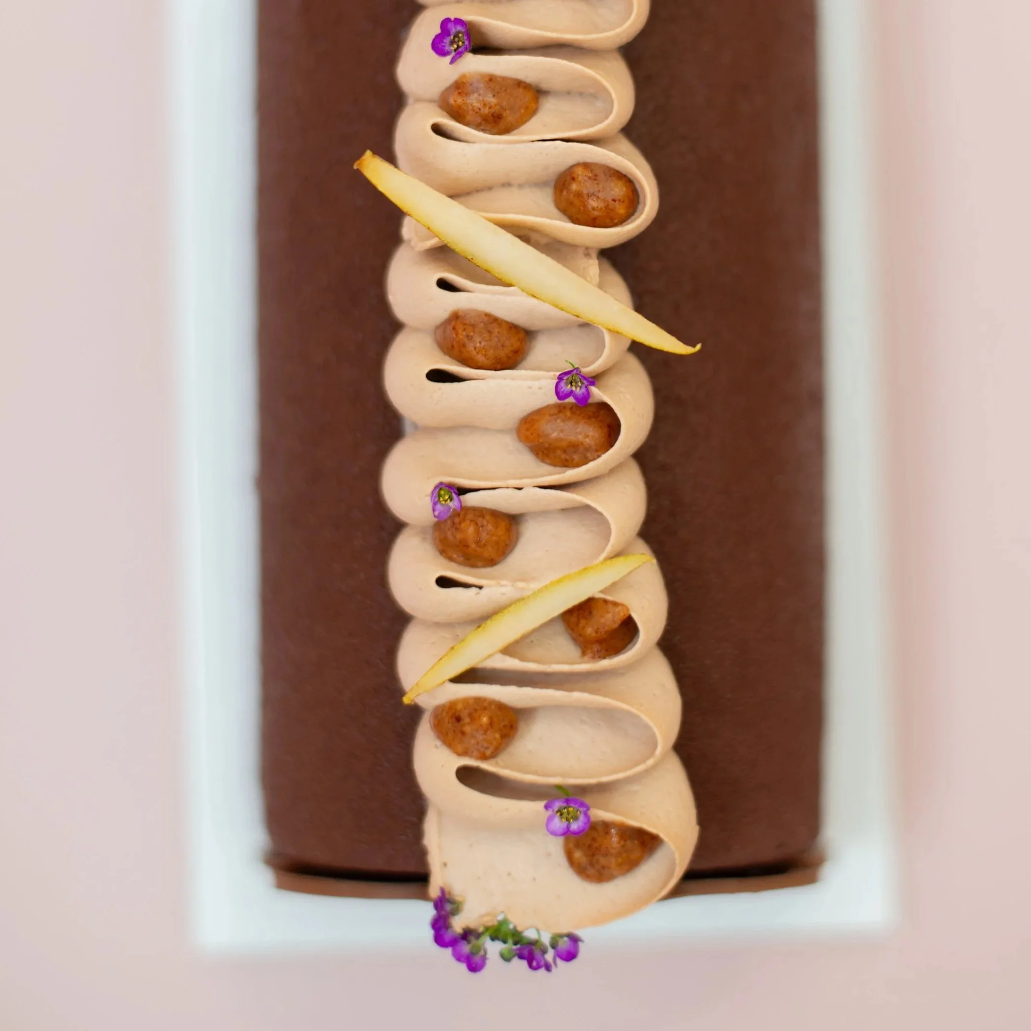 6/12 - Bûche choco poire avec Sarah Emtir