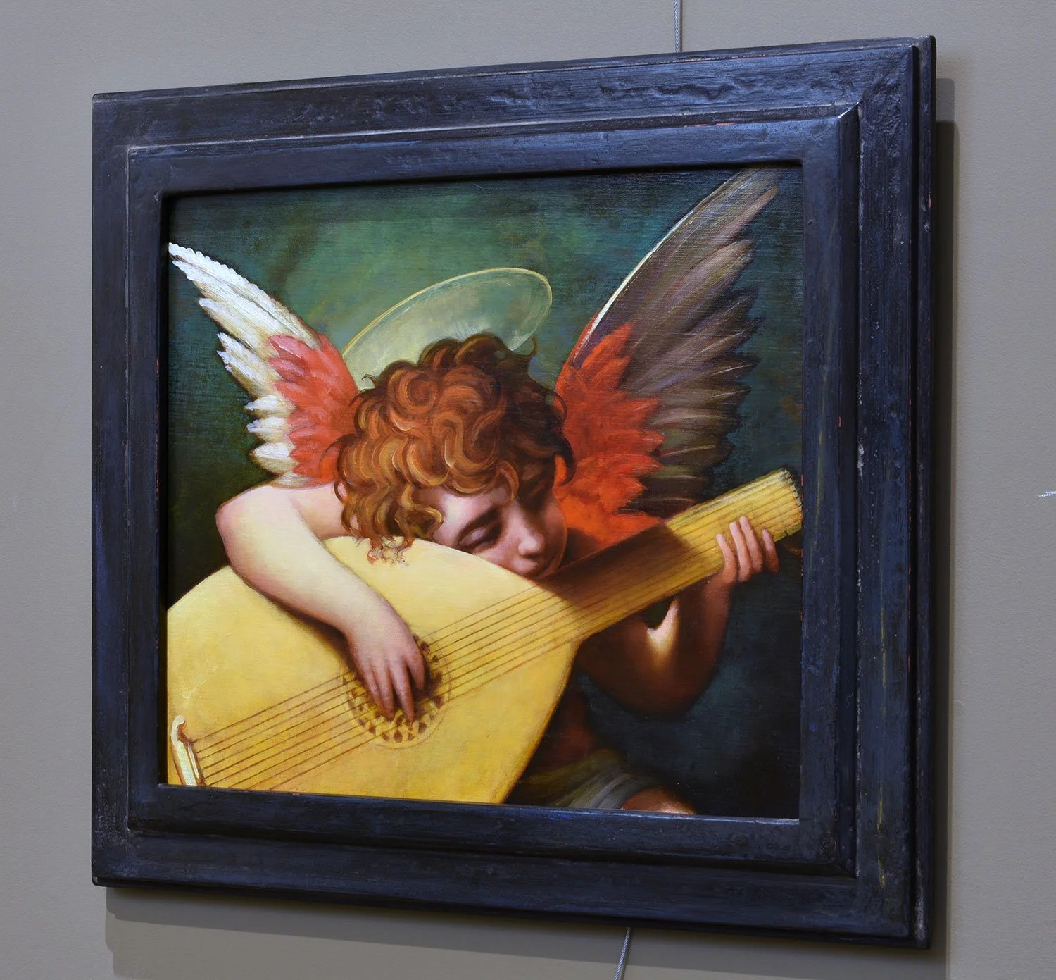 Music Plaing Angel oil painting by Joshua Adam Risner