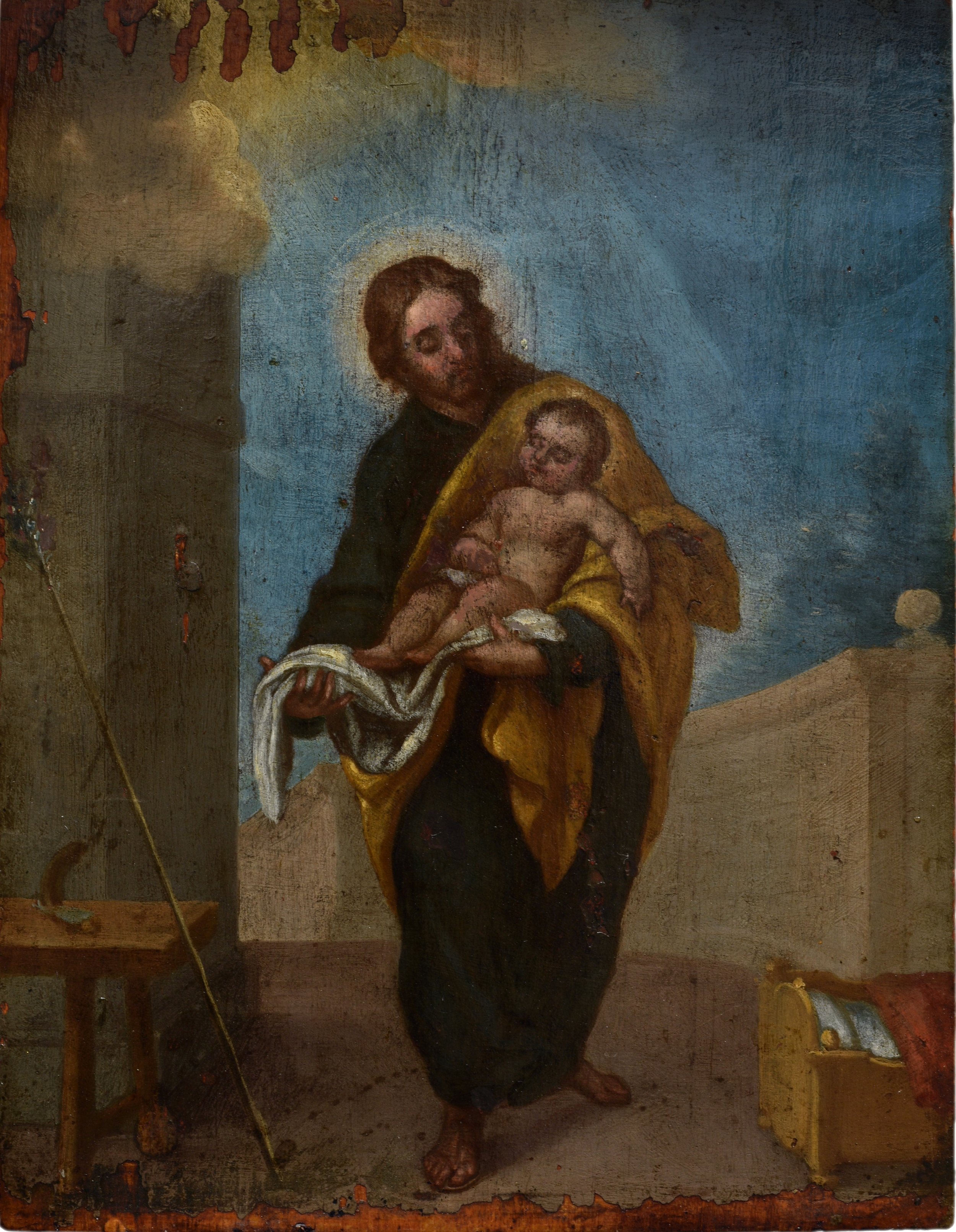 Spanish Saint Joseph and Jesus