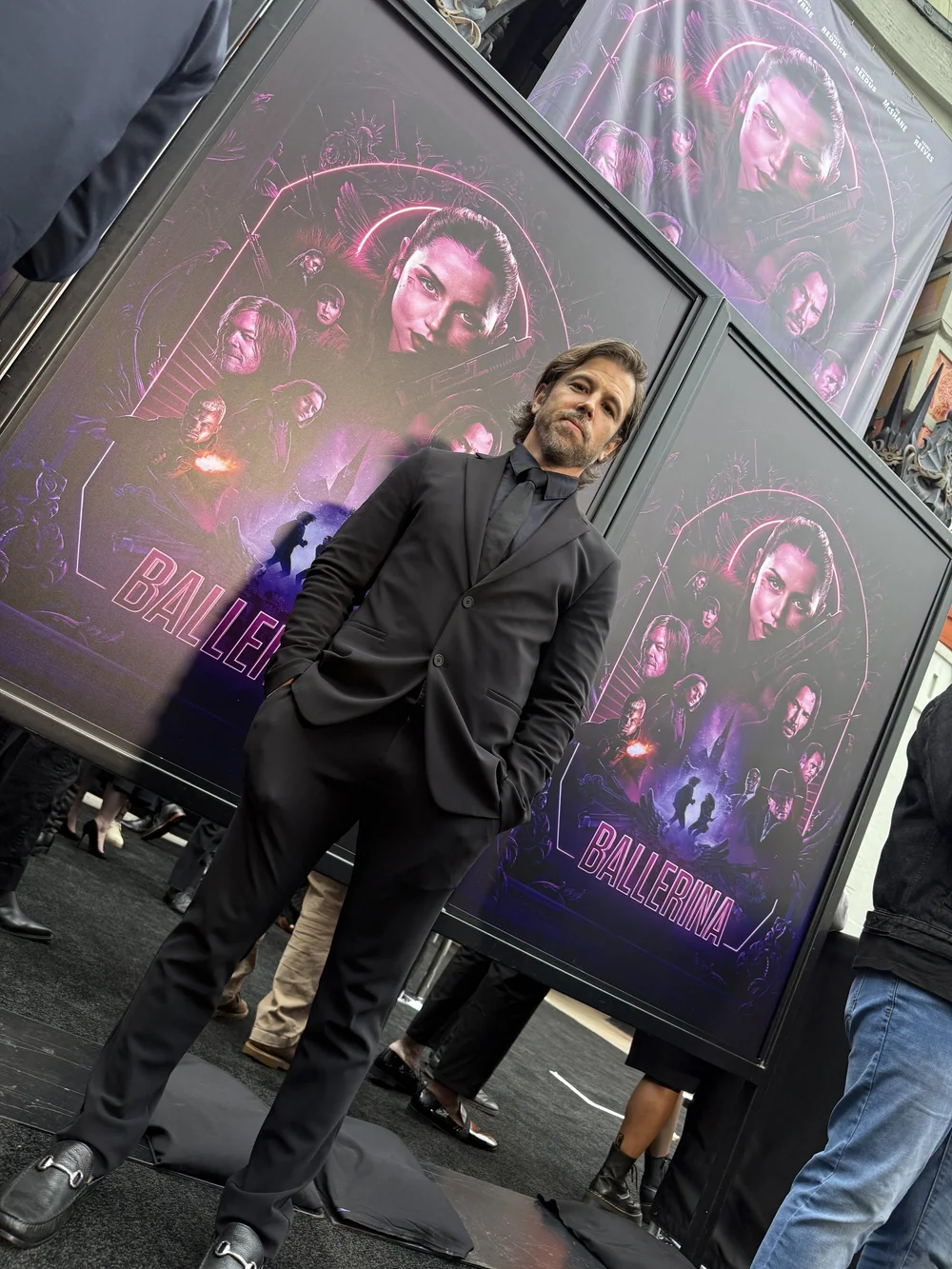 Caleb Spillyards at the Ballerina premiere