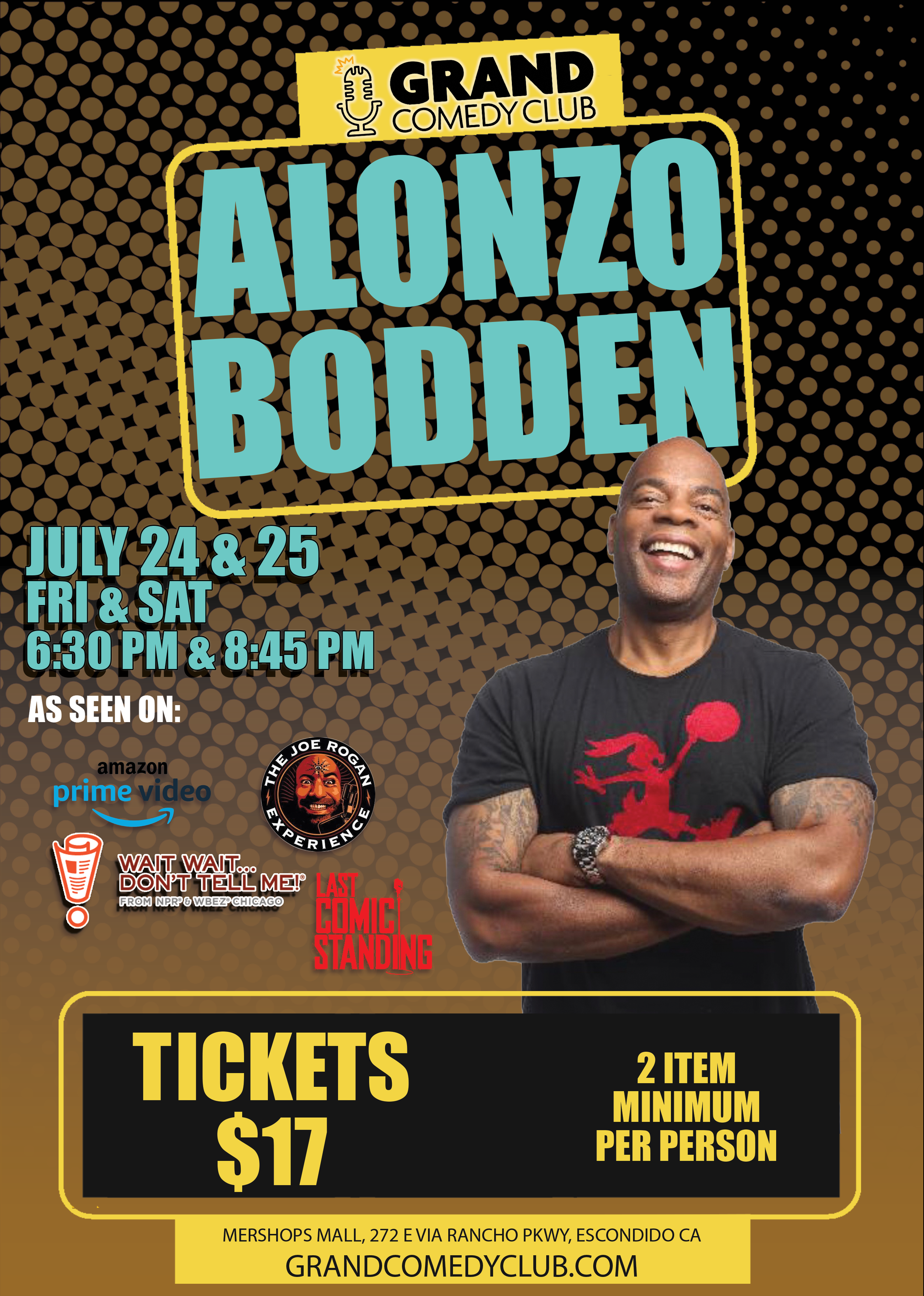 Grand Comedy Club | Alonzo Bodden