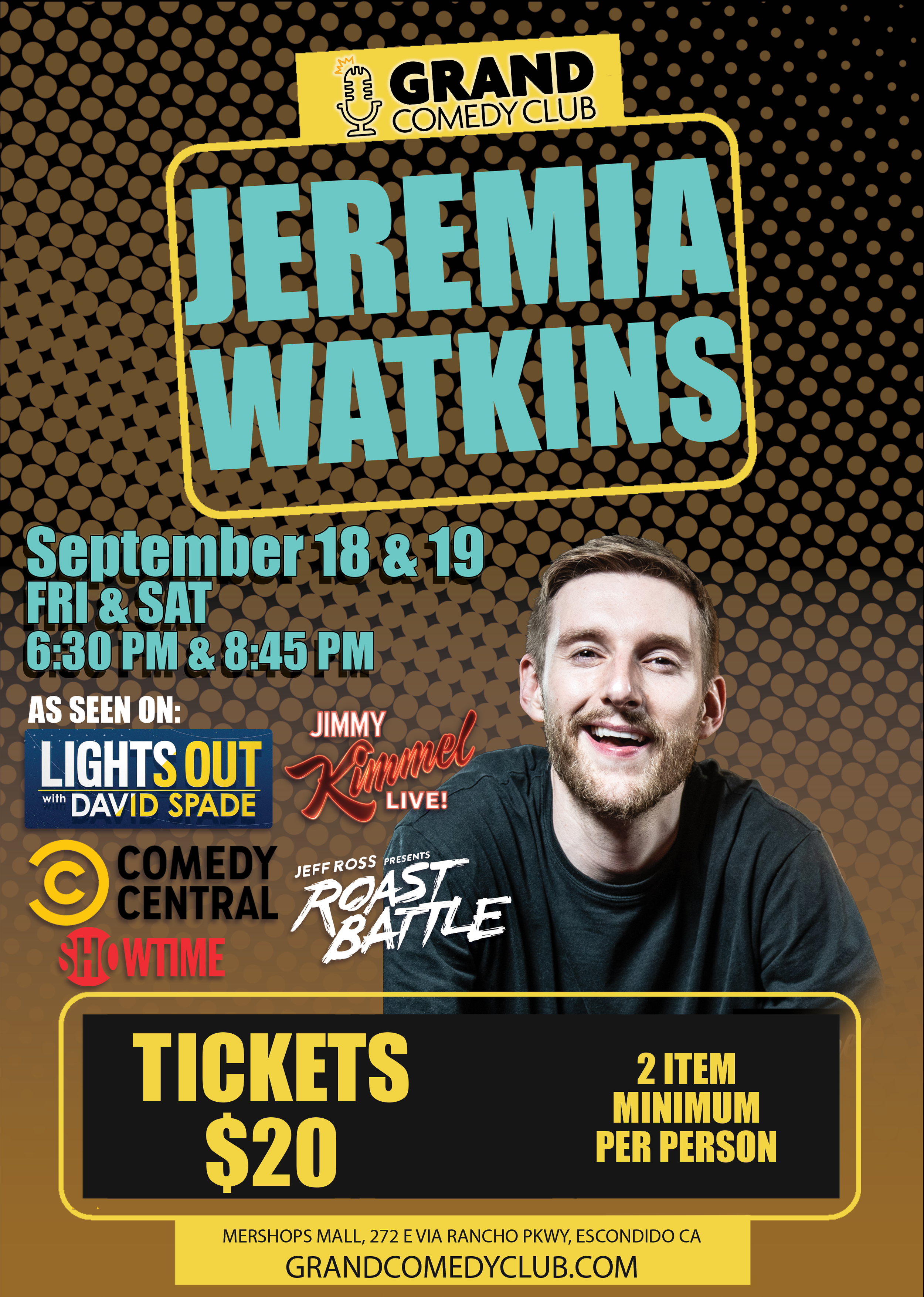 Grand Comedy Club | Jeremiah Watkins 