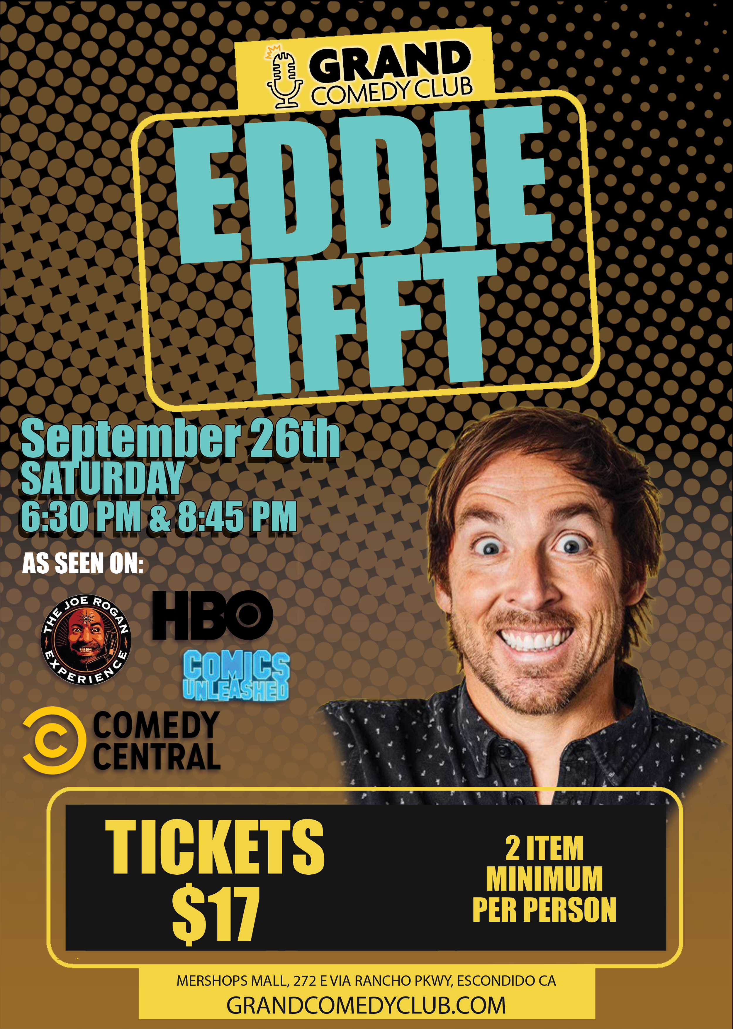 Grand Comedy Club | Eddie Iftt