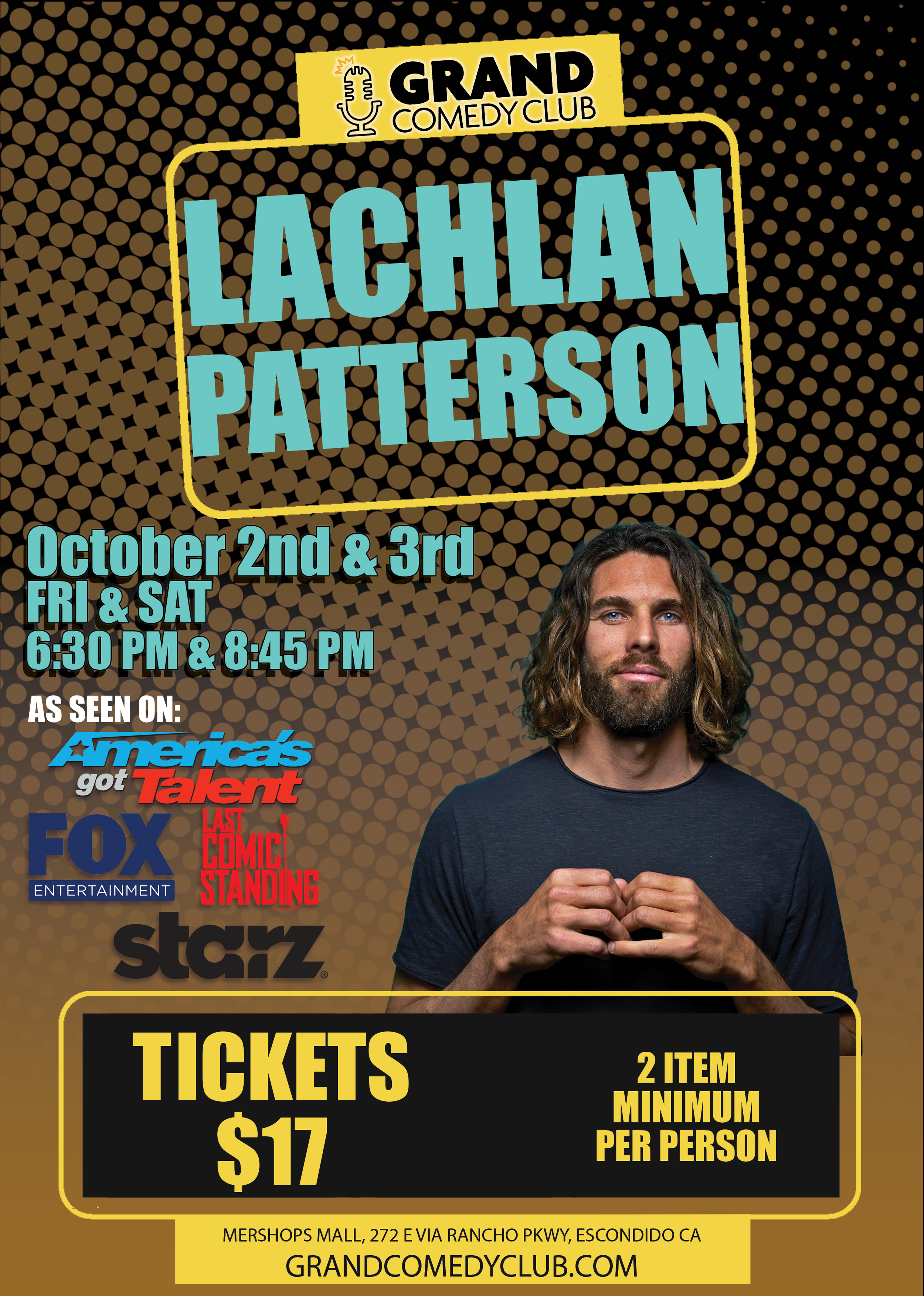 Grand Comedy Club | Lachlan Patterson
