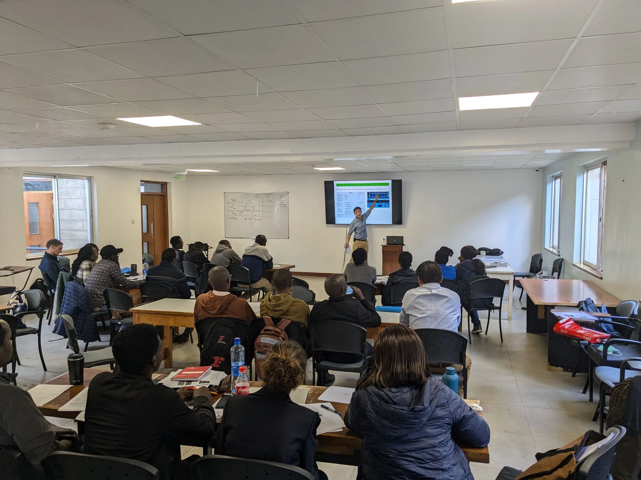 GC3 returns to teach another ventilator course