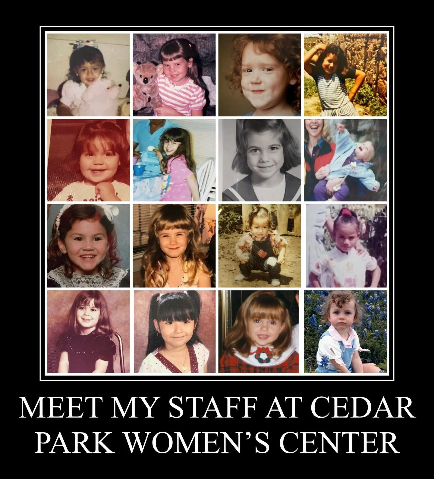 Meet my amazing team! Love these ladies! ❤️ Can you guess who is who?
#drmikaelarush #obgyn #cedarparkwomenscenter #teamwork #office