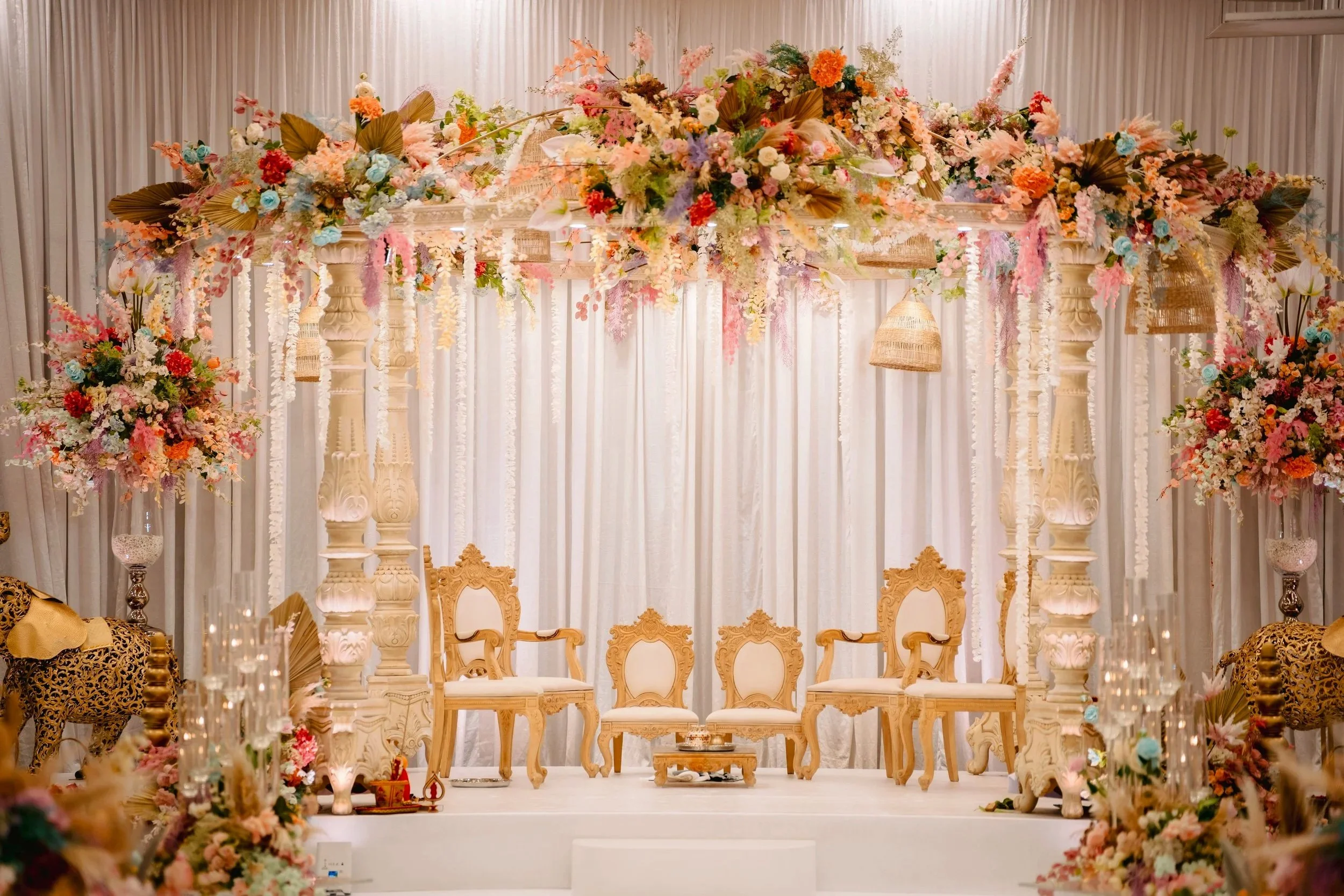 Om Creatives Asian wedding decor
