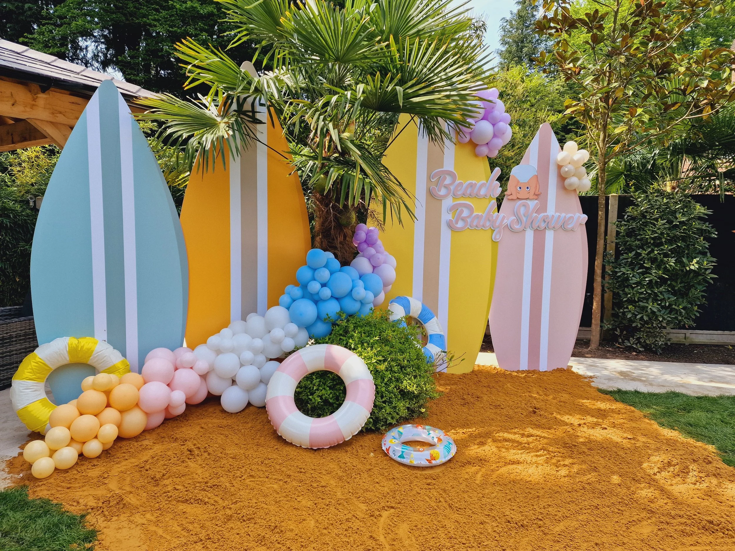 Baby shower, outdoor event