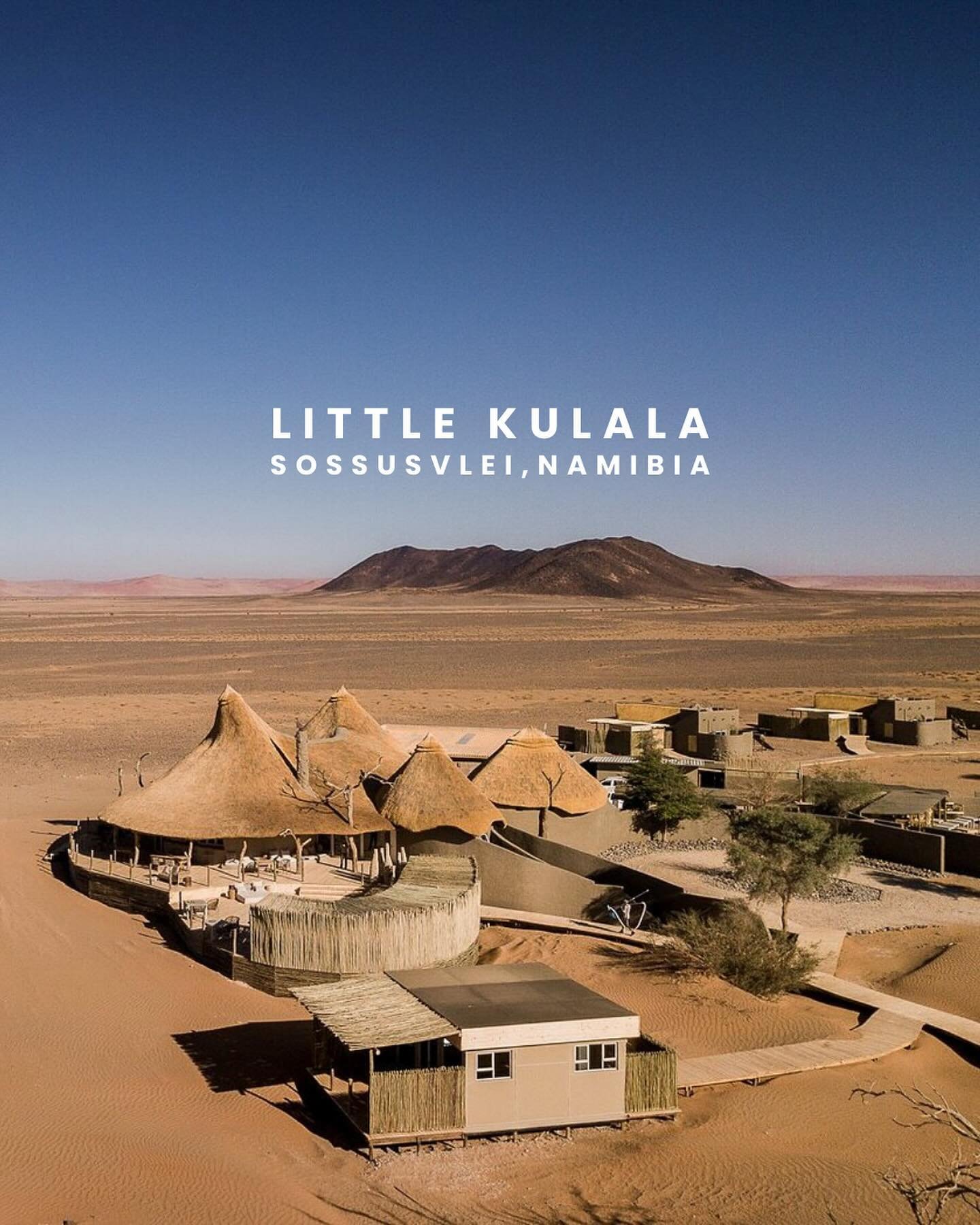 Escape to the mesmerizing beauty of Little Kulala, where luxury meets the wilderness in Namibia&rsquo;s Sossusvlei Desert. 🏜️ 

According to @wearewilderness, &ldquo;You can&rsquo;t get much closer to the renowned dunes of Sossusvlei and the evocati