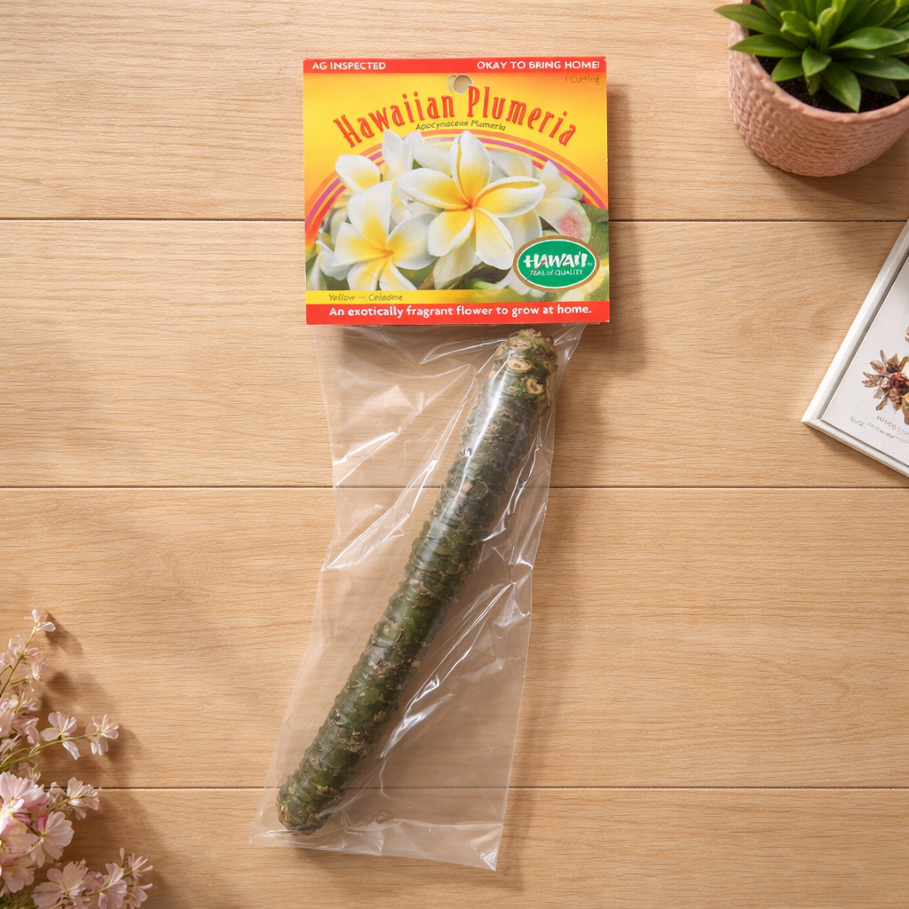 Plumeria Cutting – Celadine (Hawaiian Plumeria)