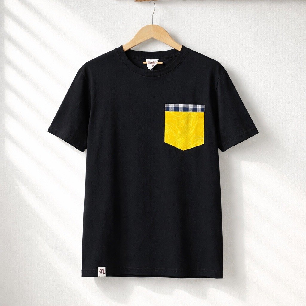 Makia Mai Pocket Tee -Black - Pukalani Celebration