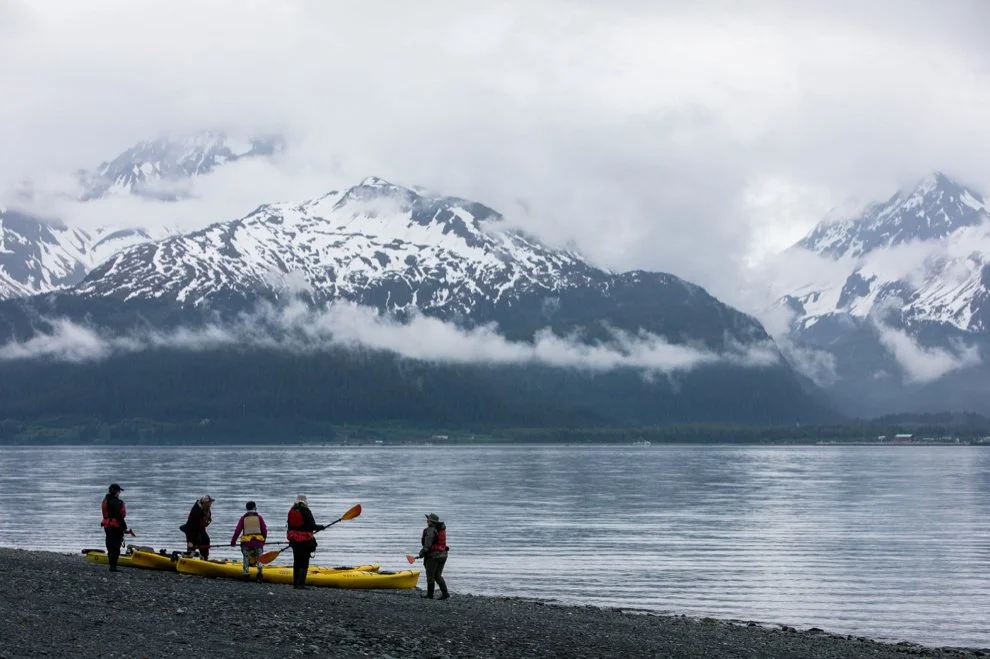 Rainy Seward Alaska