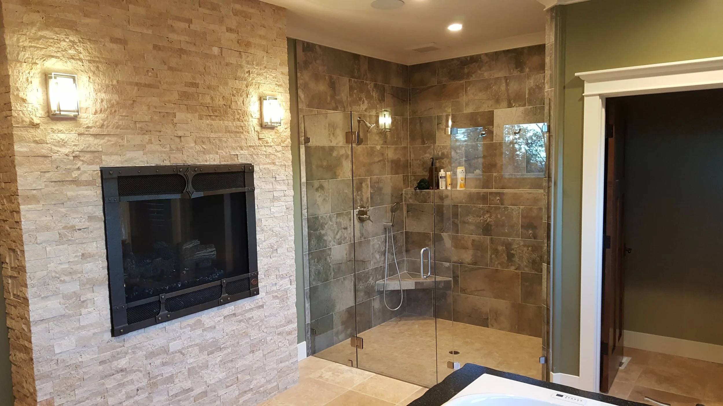 Custom Residential Bathroom Lighting by Theos Electric