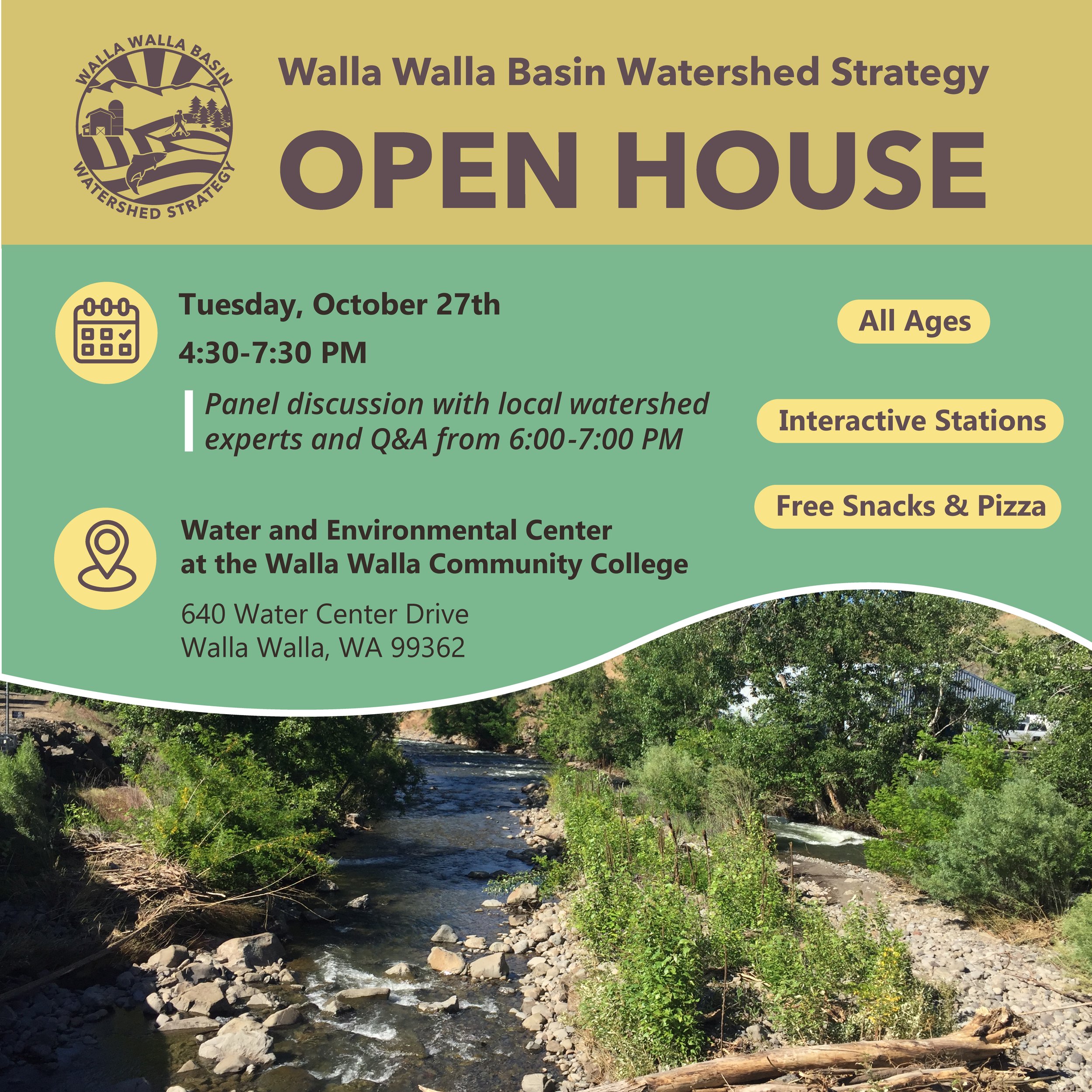 Walla Walla Basin Watershed Strategy Open House