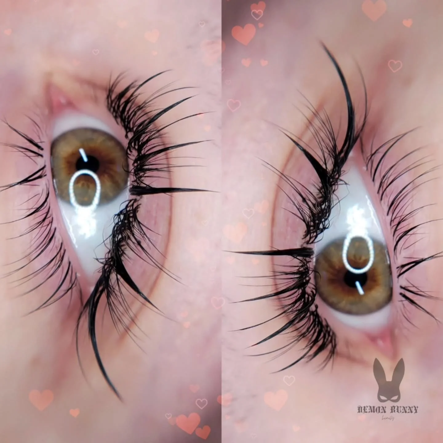 𝖙𝖍𝖊 𝖘𝖎𝖗𝖊𝖓 𝖘𝖊𝖙 &hearts;️

This lash set is my favorite style to do! ☺️ I love using the multiple curls and adding all the dimensions! This set has C curl spikes, multilayer LC curl, and J &amp; B curl for the base lashes. 

#demonbunnybeaut