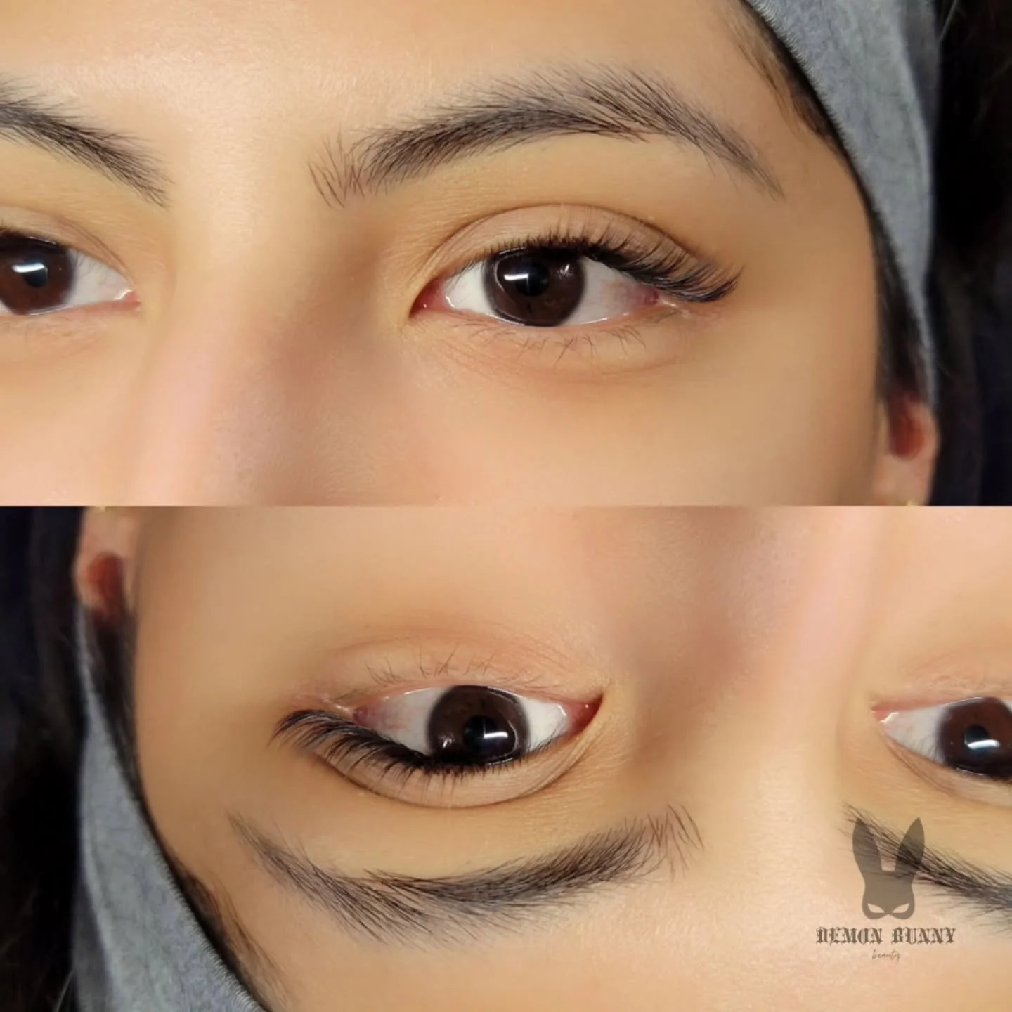 𝖍𝖆𝖑𝖋 𝖘𝖊𝖙 ☯️

This half set has brown and black lashes blended for a softer but still bold look. The perfect mapping for the sutble winged end with no droopy outer corner! The way I do half sets, it's not just lighter coverage. I purposely don'