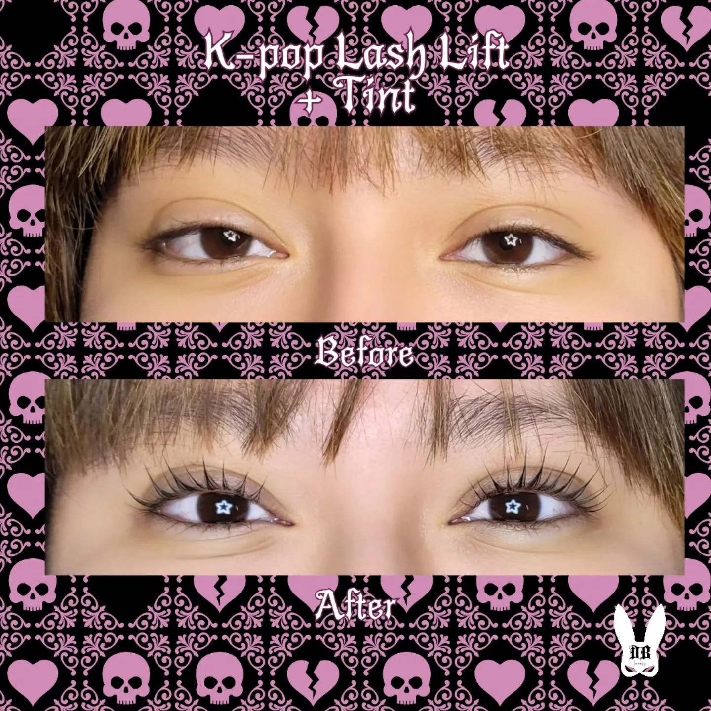 𝖐-𝖕𝖔𝖕 𝖑𝖆𝖘𝖍 𝖑𝖎𝖋𝖙 + 𝖙𝖎𝖓𝖙

Starting off the month strong! Cause do you see these lashes?!?!?!?! She grew those herself!!! No extensions. Jaw on the floor. Period. ✨️
Come book a k-pop lash lift with me! I have a special running right now