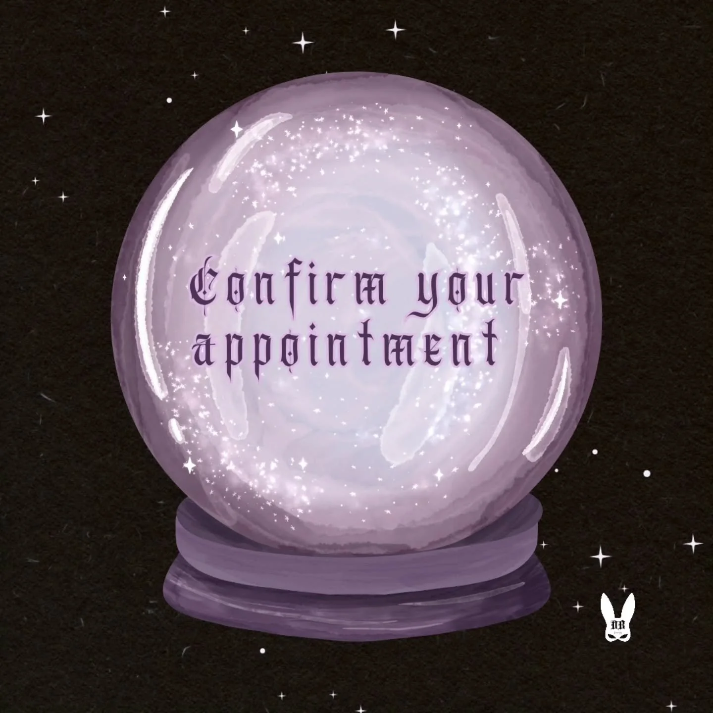 Please confirm your appointment! Your service provider will greatly appreciate it. 🫶
We pay for booking systems to kindly remind you of your appointments up to 72 hours in advance. Clicking the confirm appointment link helps us out greatly and stops