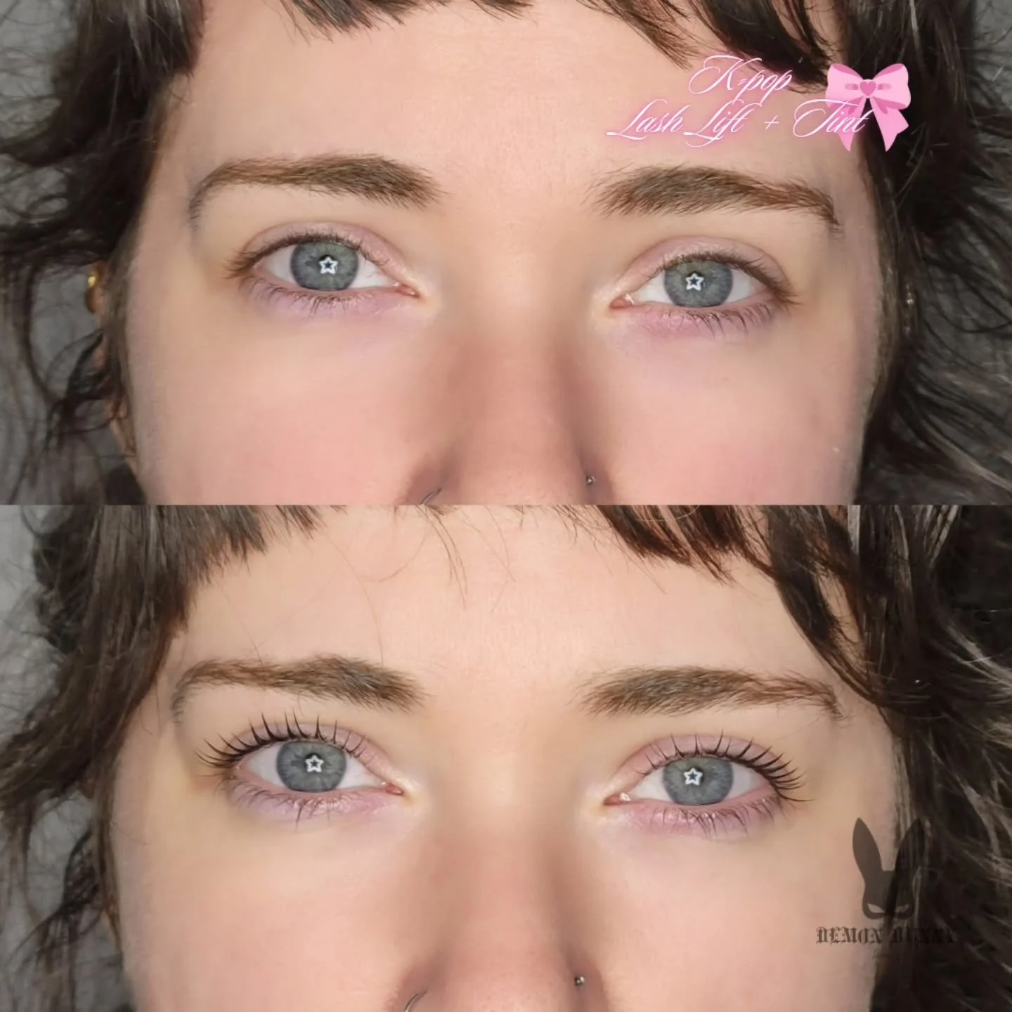 𝓴-𝓹𝓸𝓹 𝓵𝓪𝓼𝓱 𝓵𝓲𝓯𝓽 + 𝓽𝓲𝓷𝓽 🖤

A Korean lash lift using U curl rods! I wanted to make sure there was a good lift without the lashes hitting the brow area or curling back into the eye space. ✨️

Also, did anyone listen to the new Holywatr 