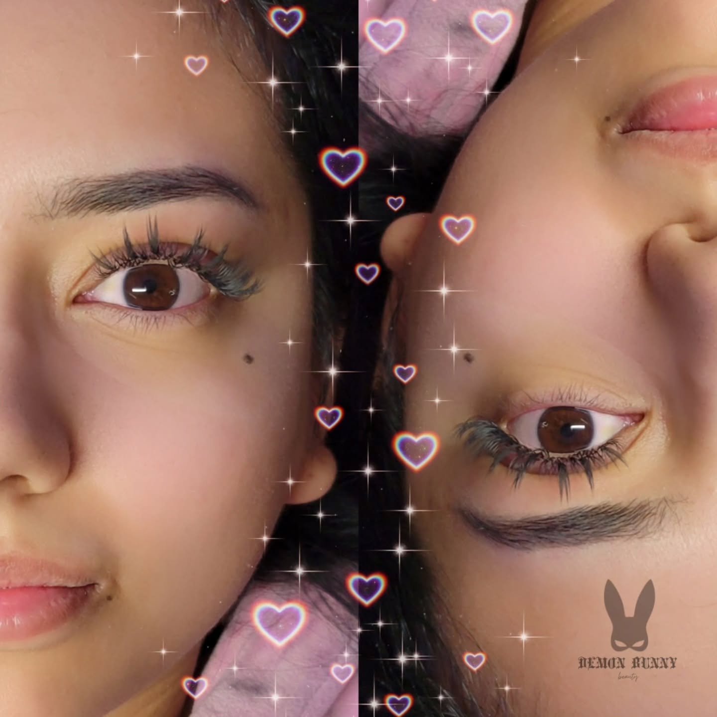 ⋆✴ 🎀  𝒹𝑒𝒶𝓁𝑒𝓇𝓈 𝒸𝒽♡𝒾𝒸𝑒 🎀 ✴⋆

I tried out something new! 😊 This is an express anime lash set! I used narrow spire anime spikes and U-shaped pre-made lashes. It was my first time using these types of lashes, but I loved how the lashes turn