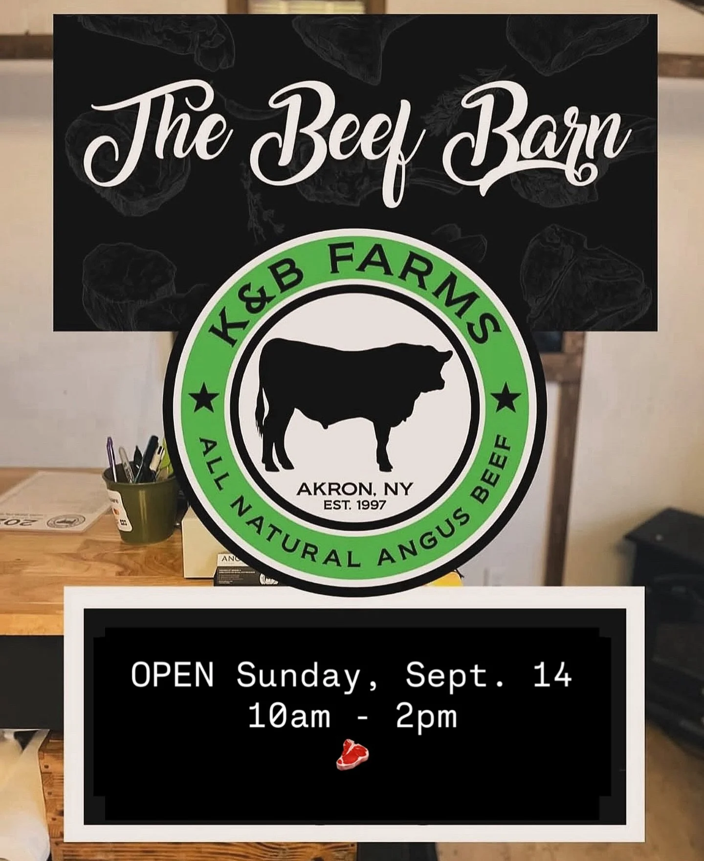 See you tomorrow at The Beef Barn!
π β‘οΈ π
#thebeefbarn #farmstore #angusbeef #USDAretailcuts #steak #burgers #groundbeef #roasts #wegotyoucovered #shoplocal #supportlocal