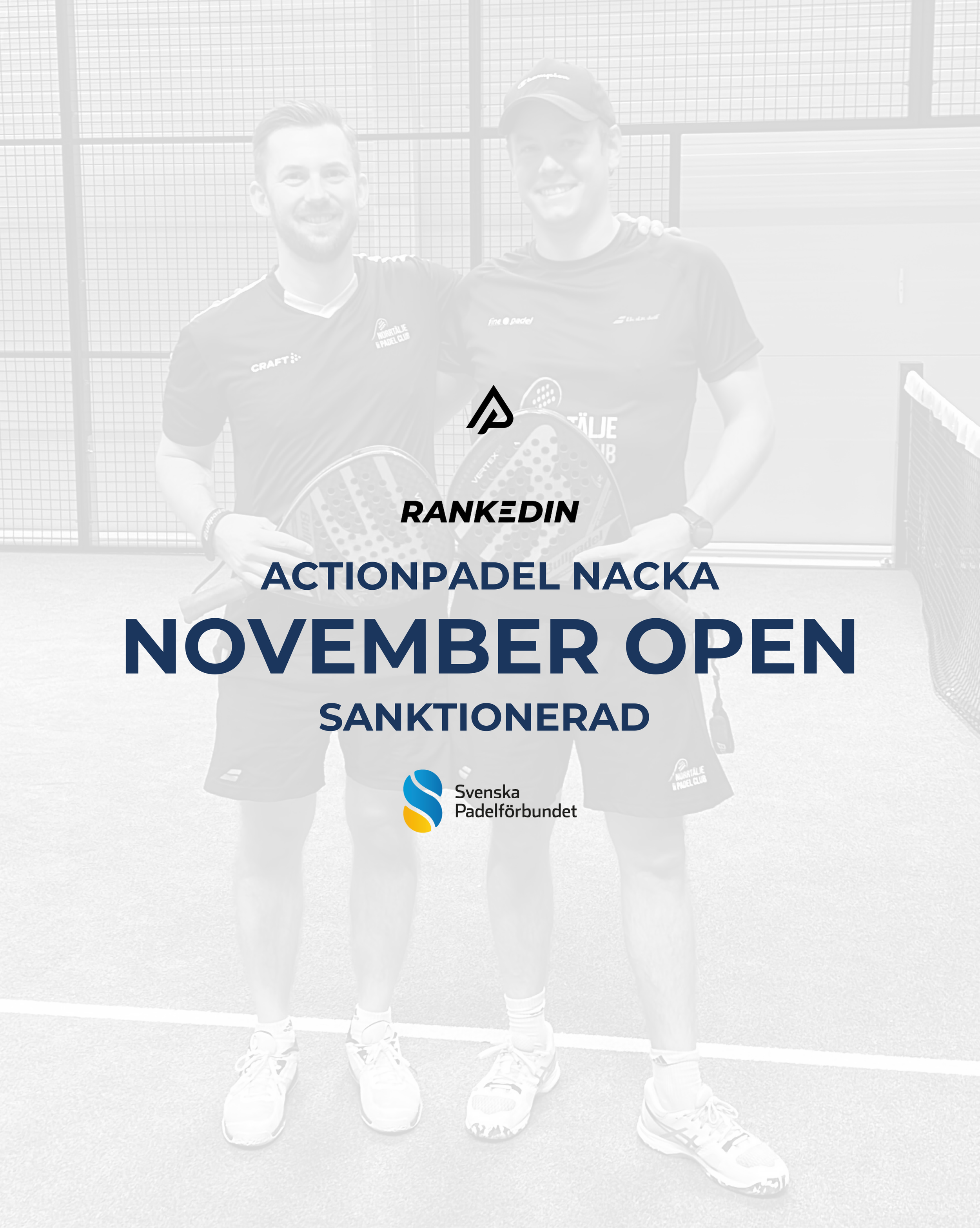 Actionpadel November Open Sanktionerad (Herr & Dam B/C)