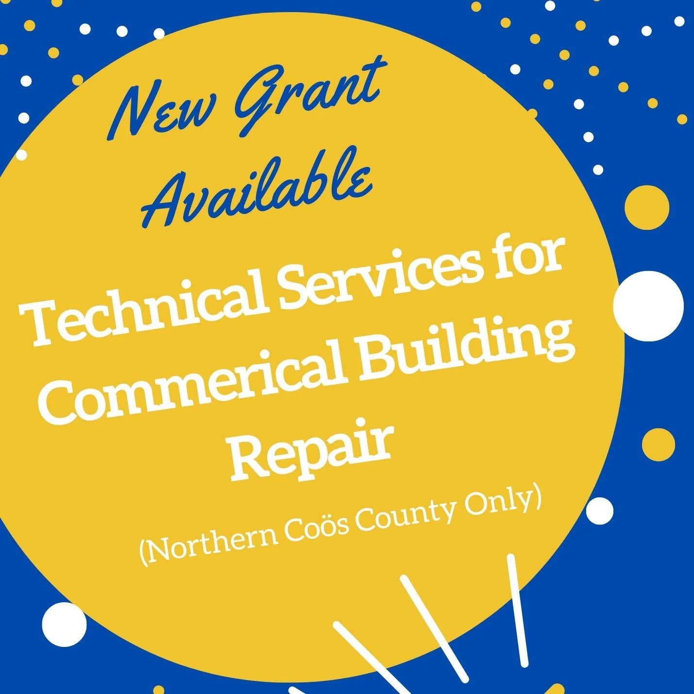 NEW: Professional Services Grant for Business Buildings