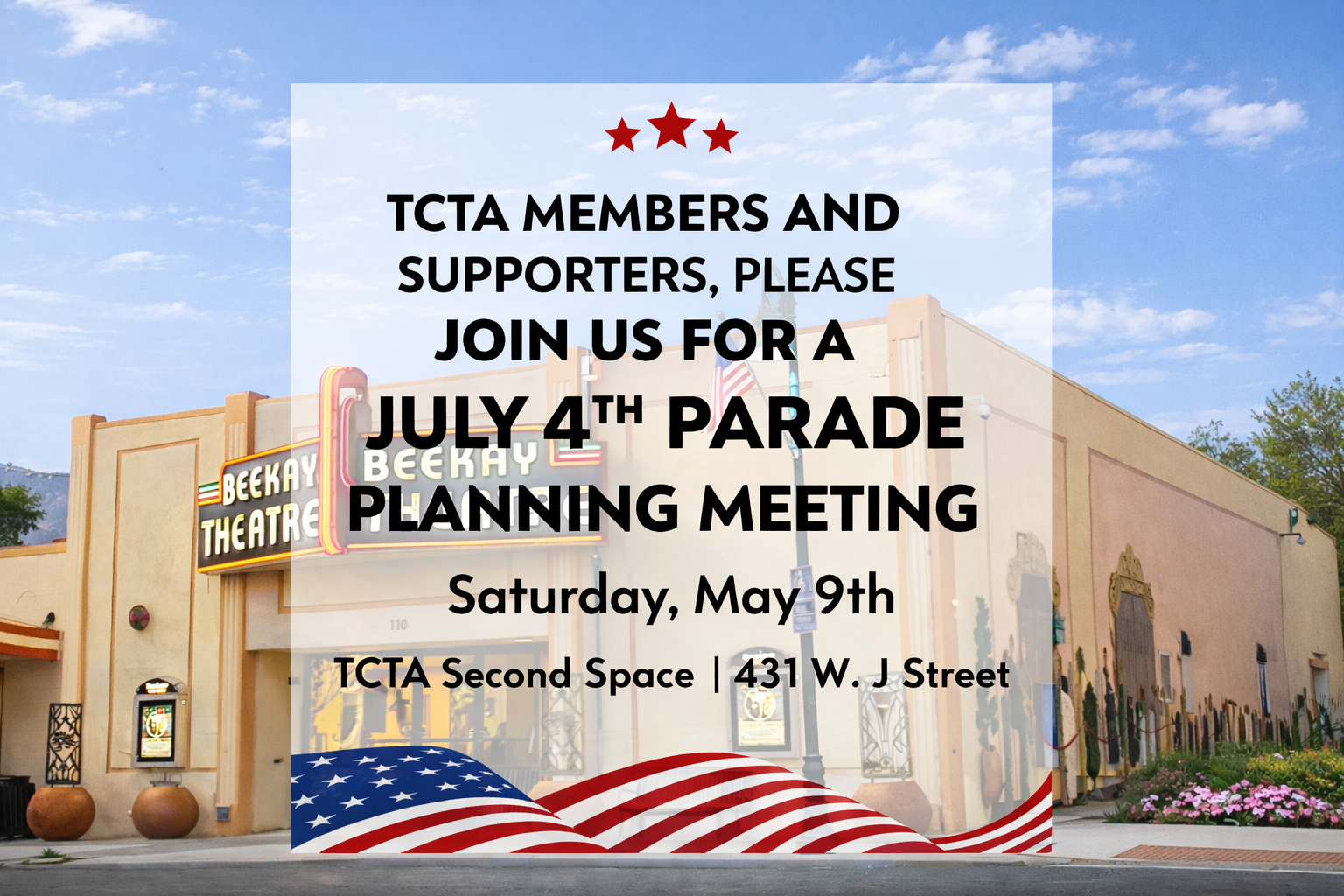 July 4th Parade Planning Meeting