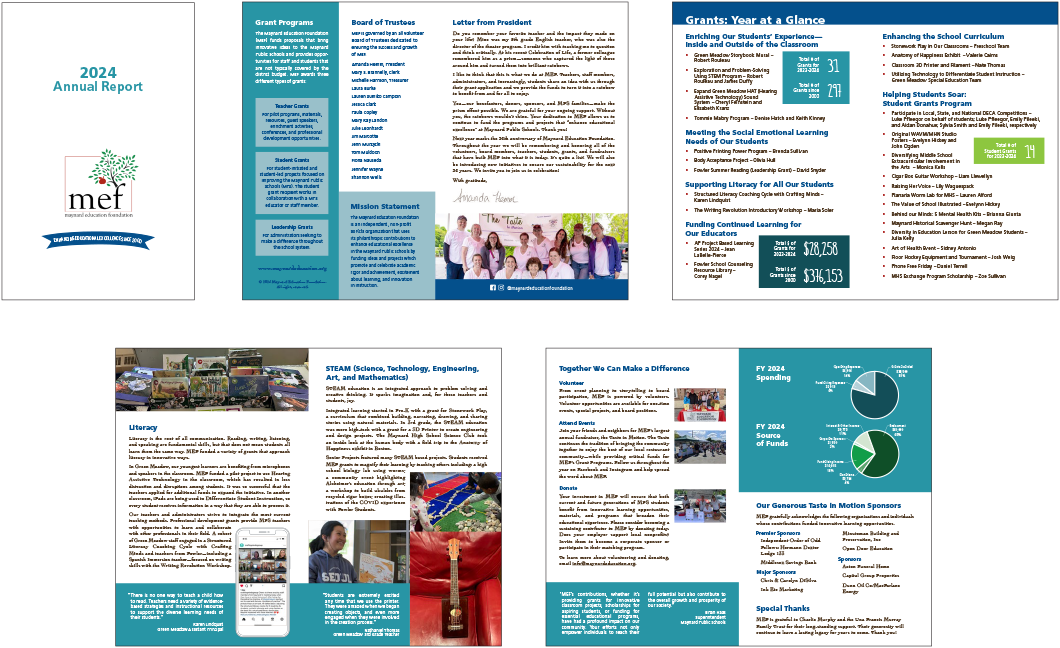 Maynard Education Foundation (MEF) Annual Report