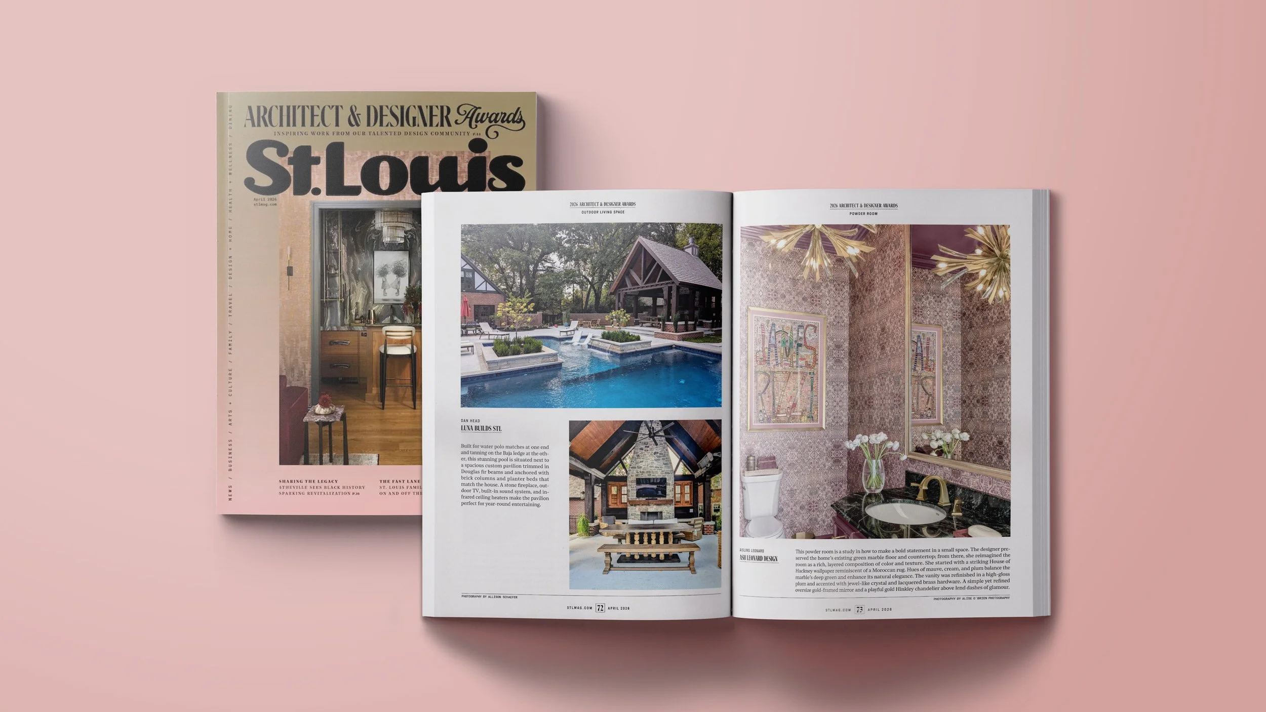 Outdoor Living Space: 2026 St. Louis Magazine Architect &amp; Designer Awards