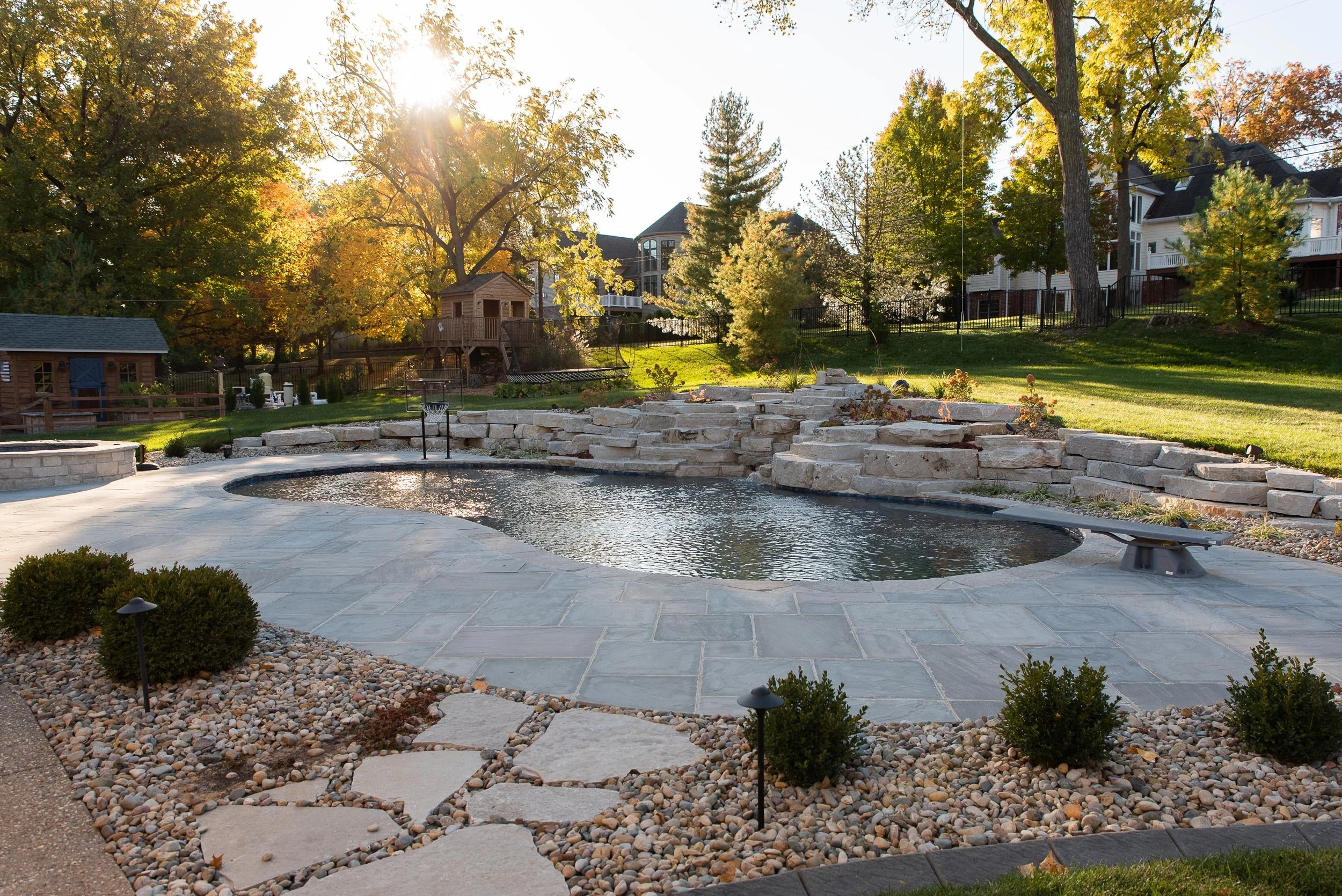 Coastal Blue + Fond du Lac Outcropping