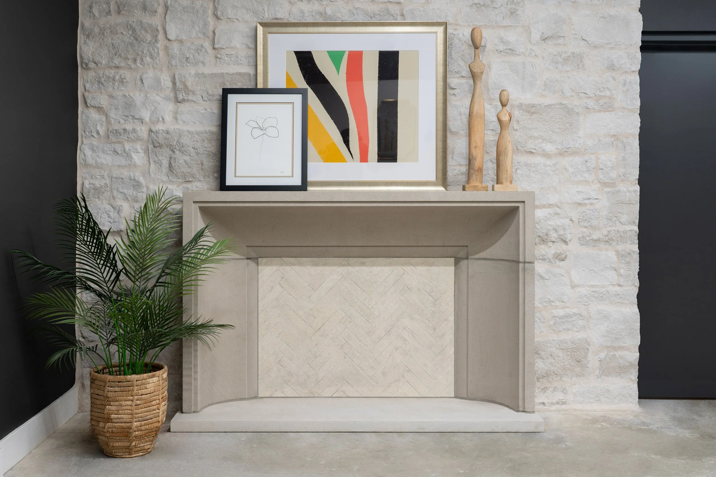 Indiana Limestone Cut Stone + Hermitage 19th Century Veneer