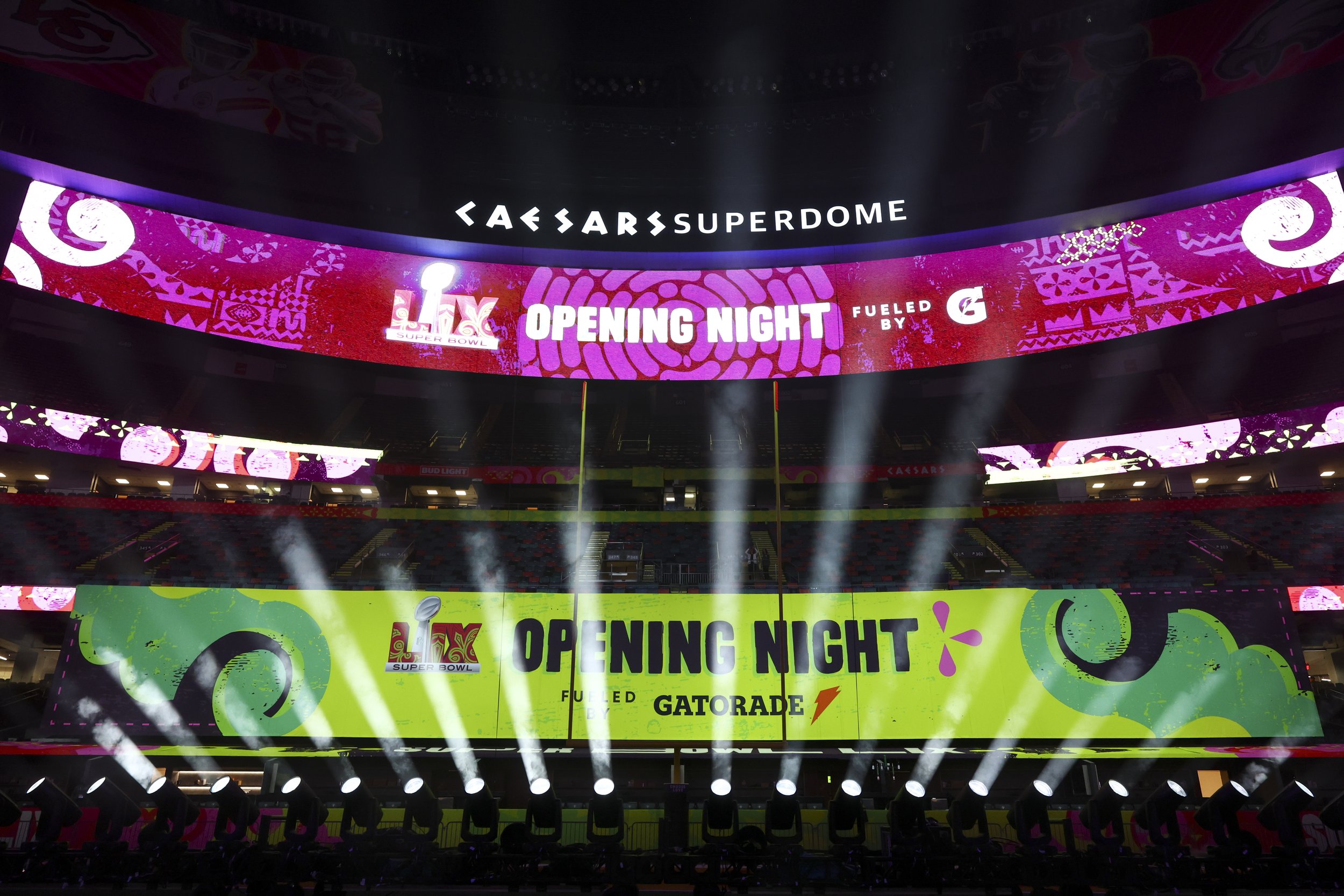 Opening Night at Super Bowl LIX