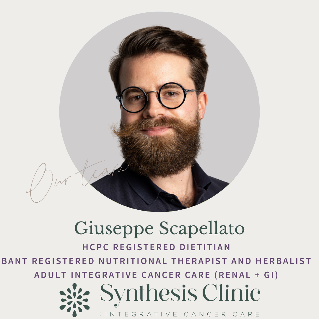 Giuseppe Scapellato Synthesis Clinic Renal Dietitian and Cancer Malnutrition Dietitian